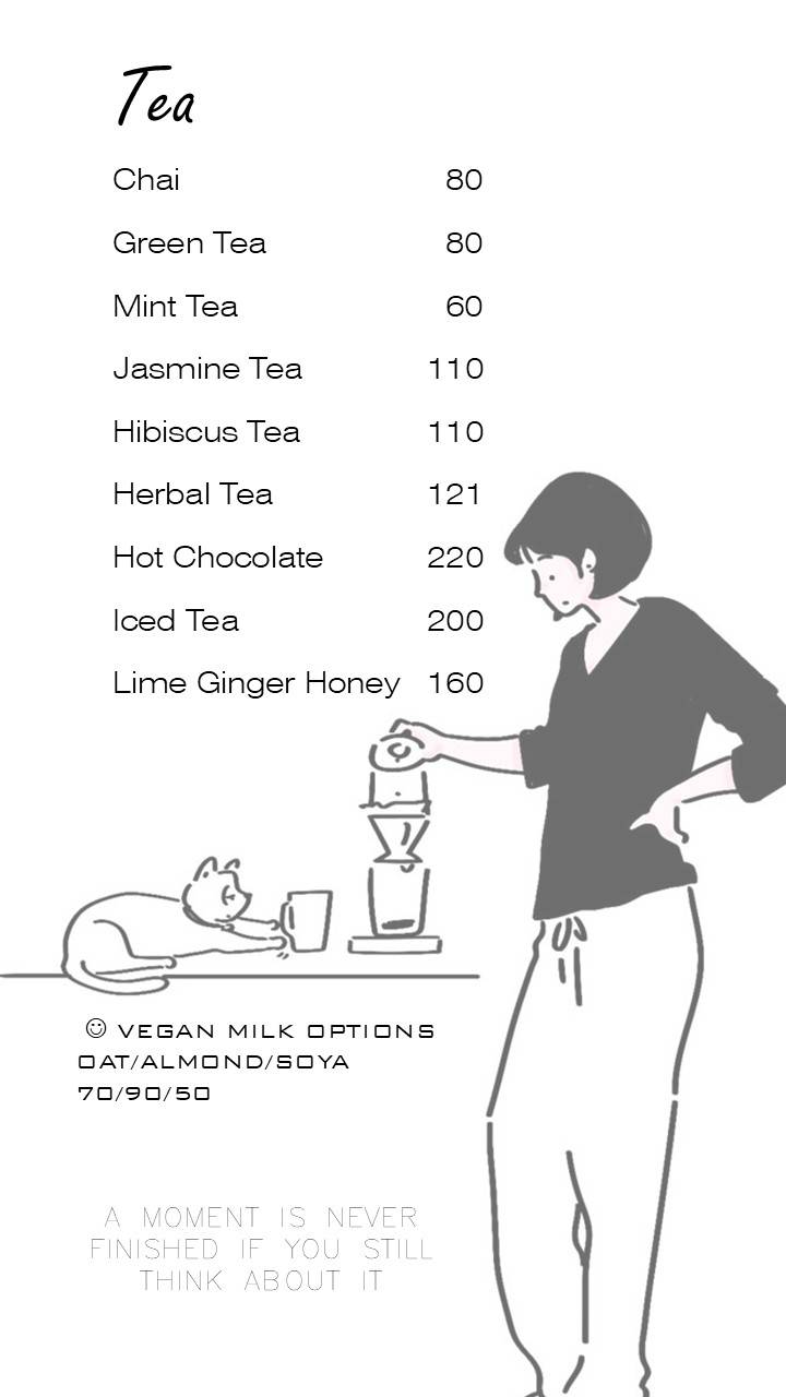 Serendipity Rishikesh - Cats Cafe & Hostel menu