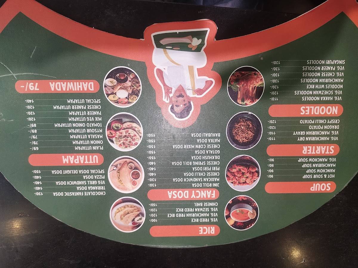 TK's Cafe (Dosa Delights) menu
