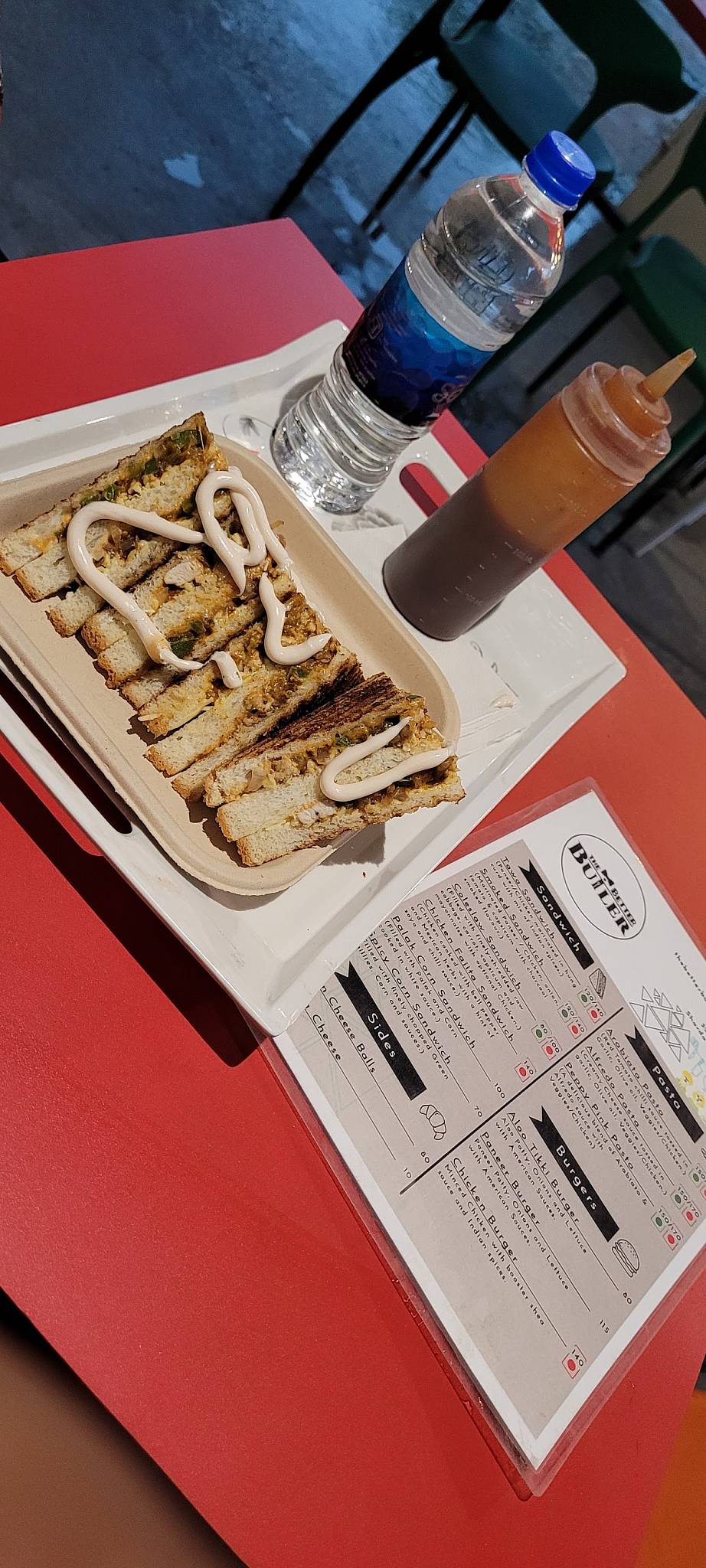 The Better Butler menu