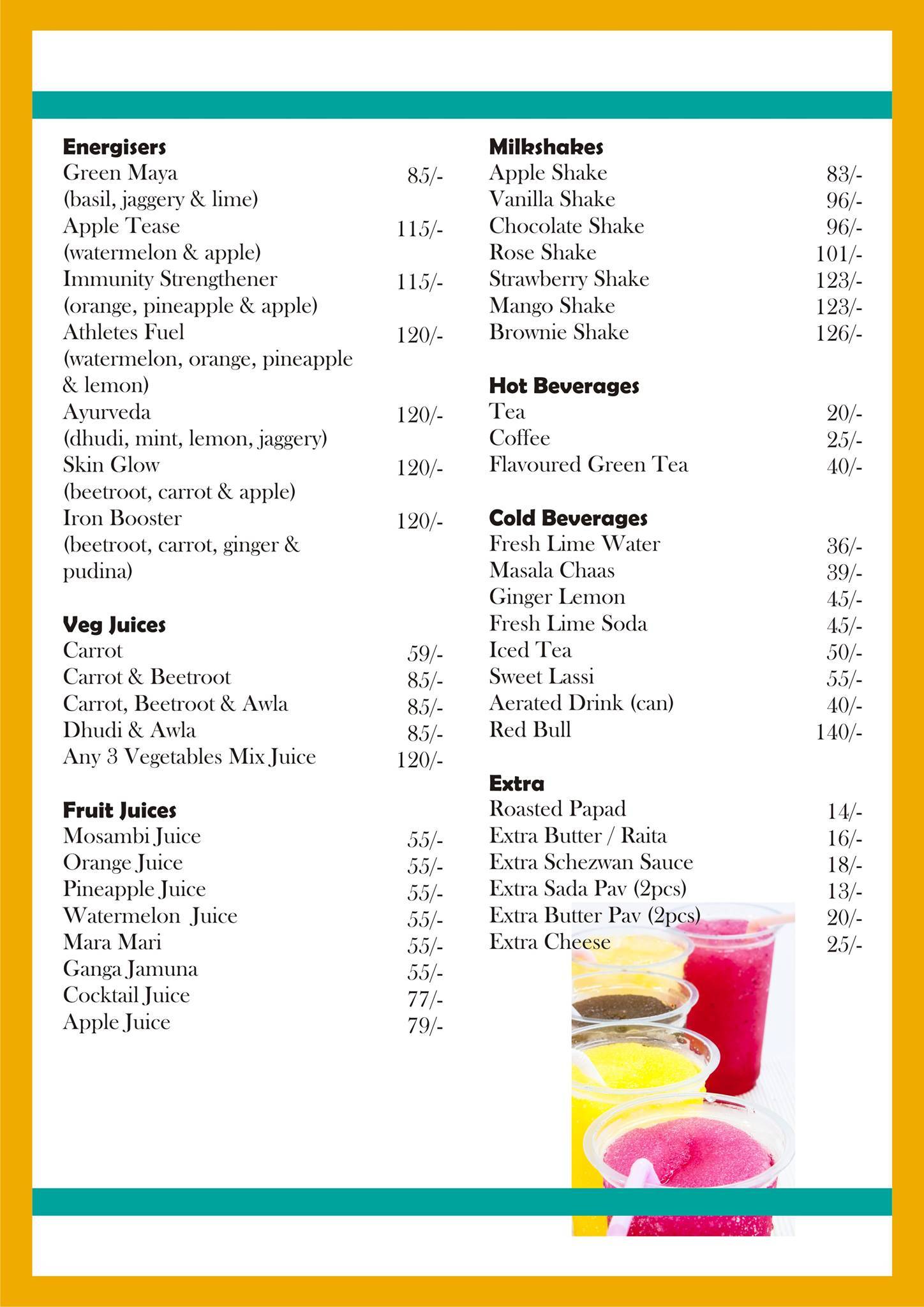 Cafe21 menu