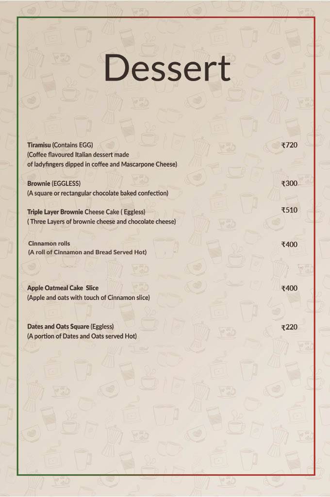 Caffe Sicily menu