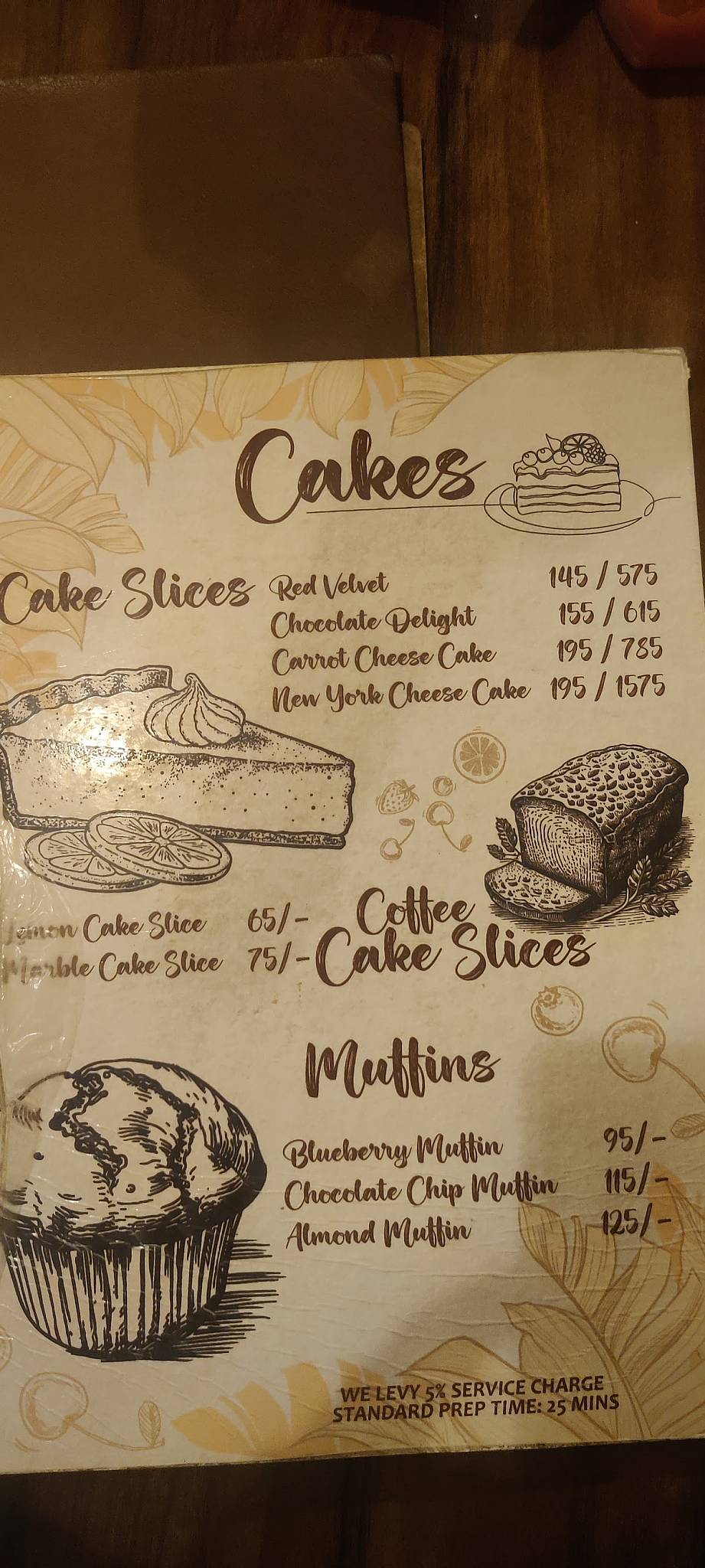 Cafune menu