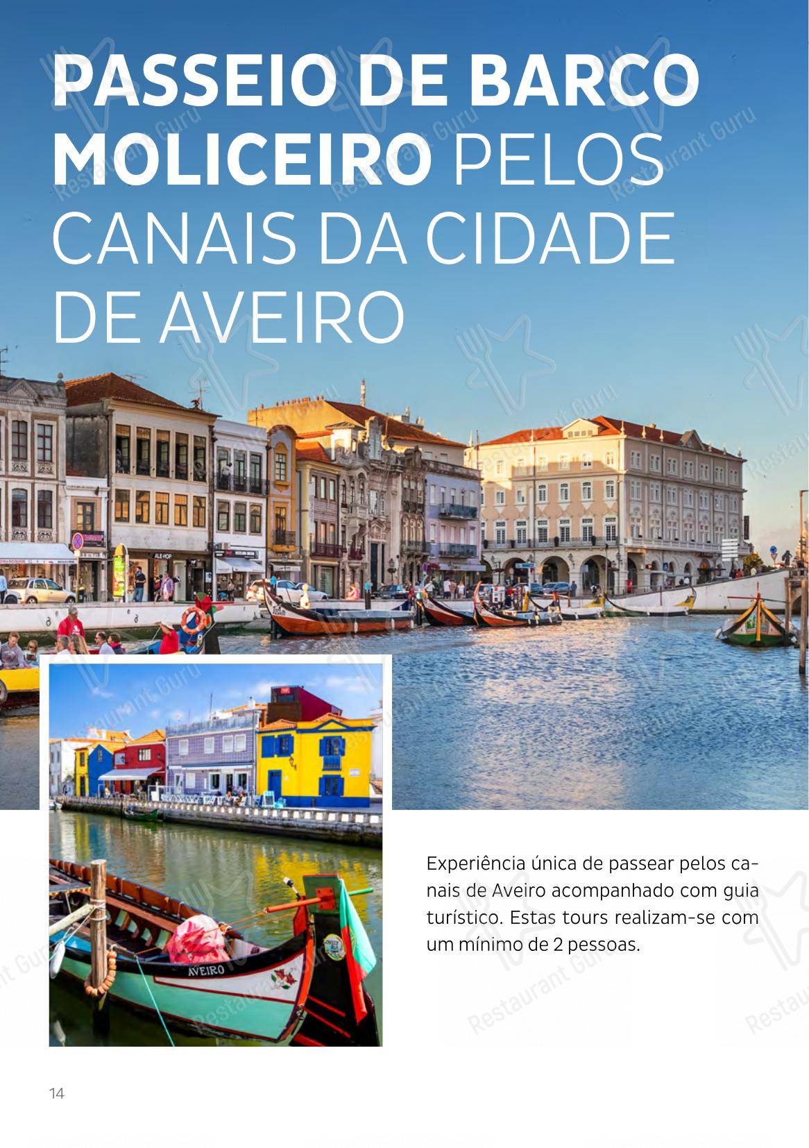 Основное меню para Restaurante Cais da Ribeira em Curitiba