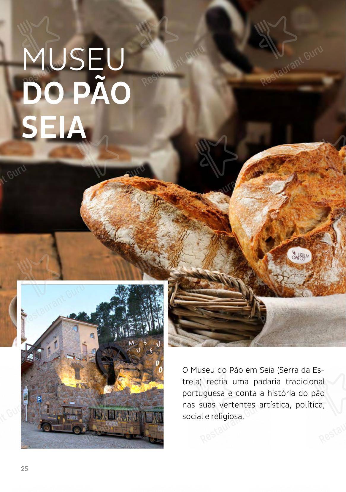 Restaurante Cais da Ribeira em Curitiba - Основное меню
