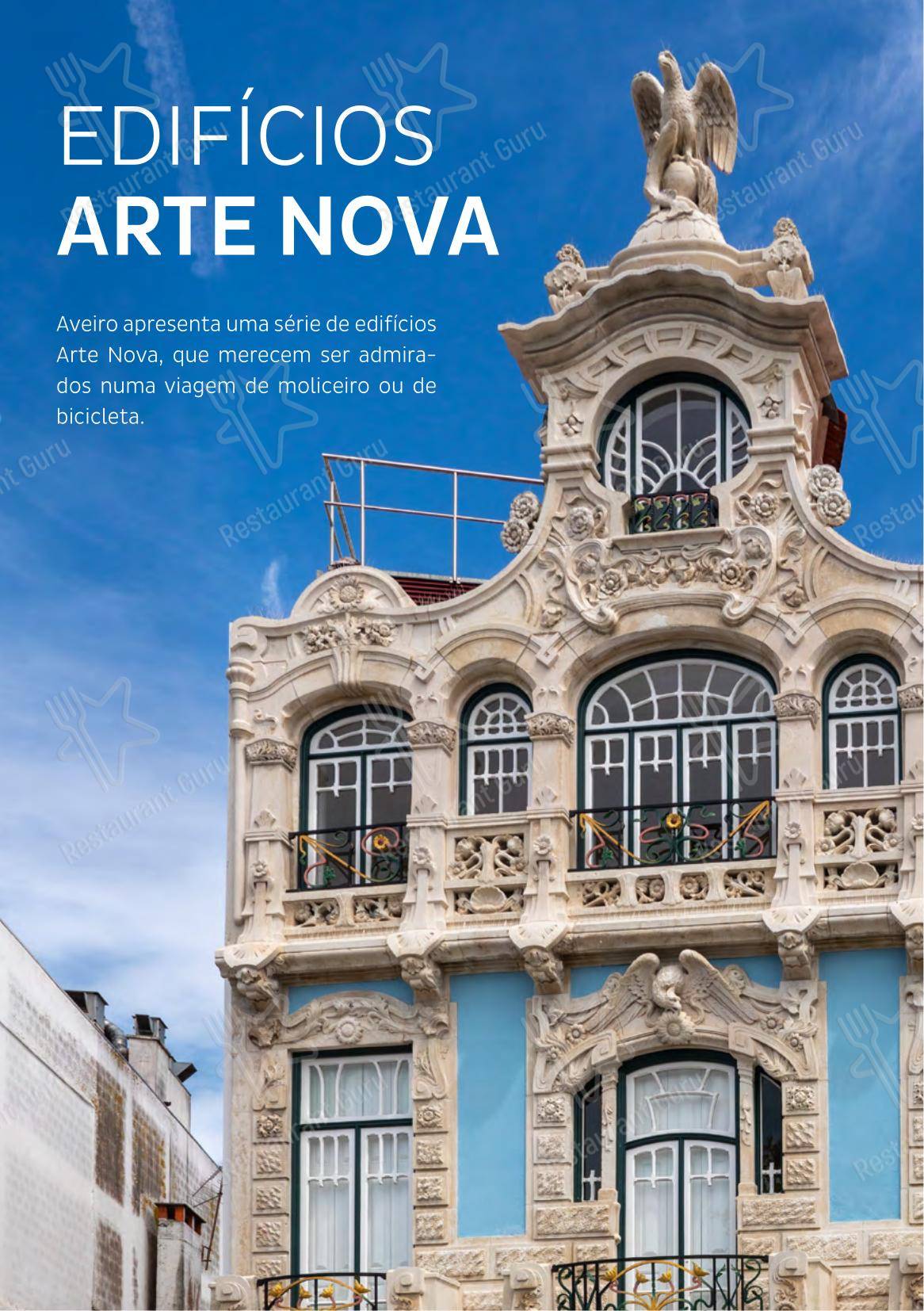 Restaurante Cais da Ribeira em Curitiba - Основное меню