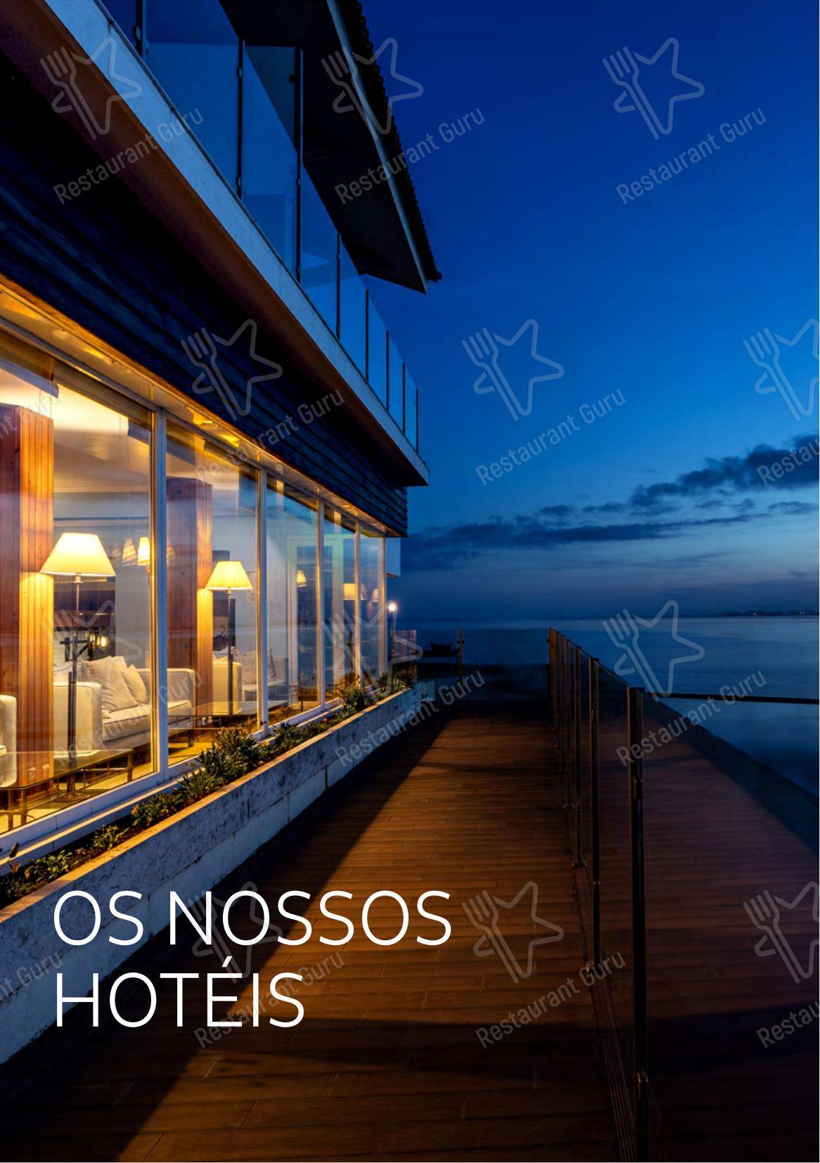Restaurante Cais da Ribeira - Основное меню