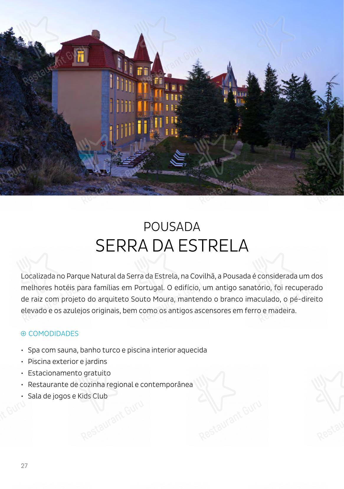 Основное меню para Restaurante Cais da Ribeira em Curitiba