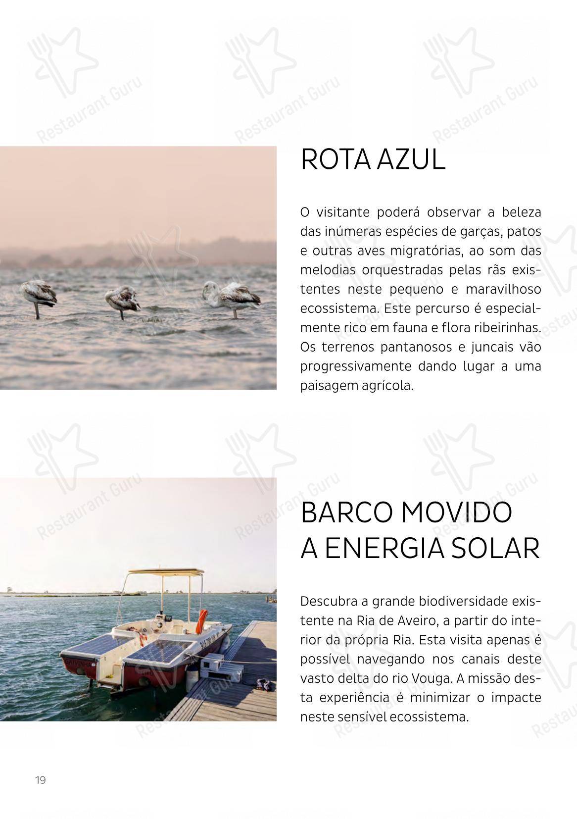 Restaurante Cais da Ribeira - Основное меню