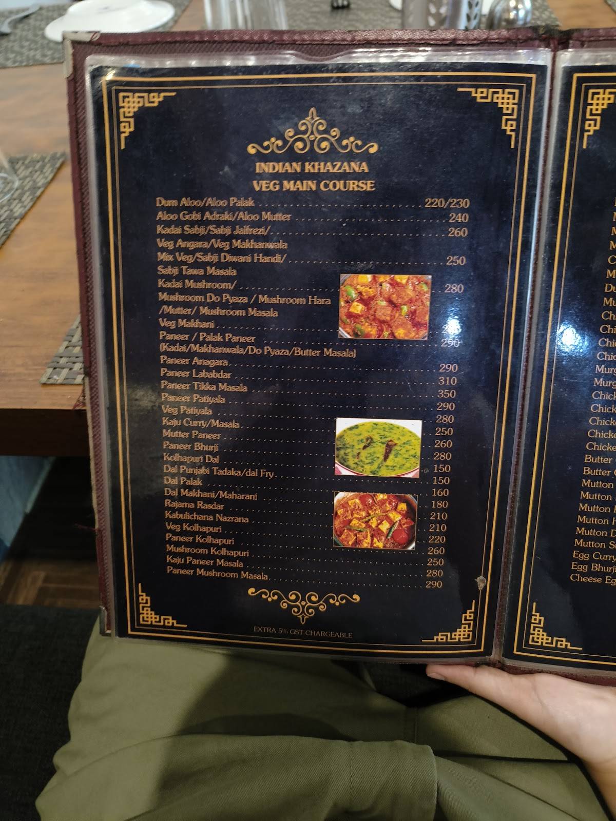 Mahek - E - Punjab Familly restaurant and bar menu