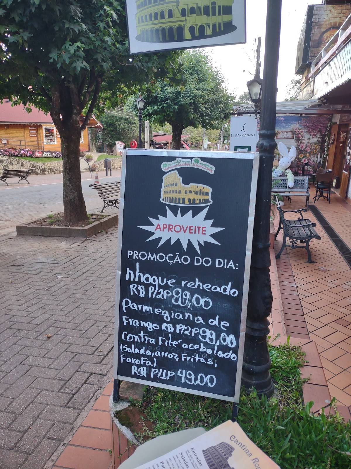 Cantina Roma cardápio