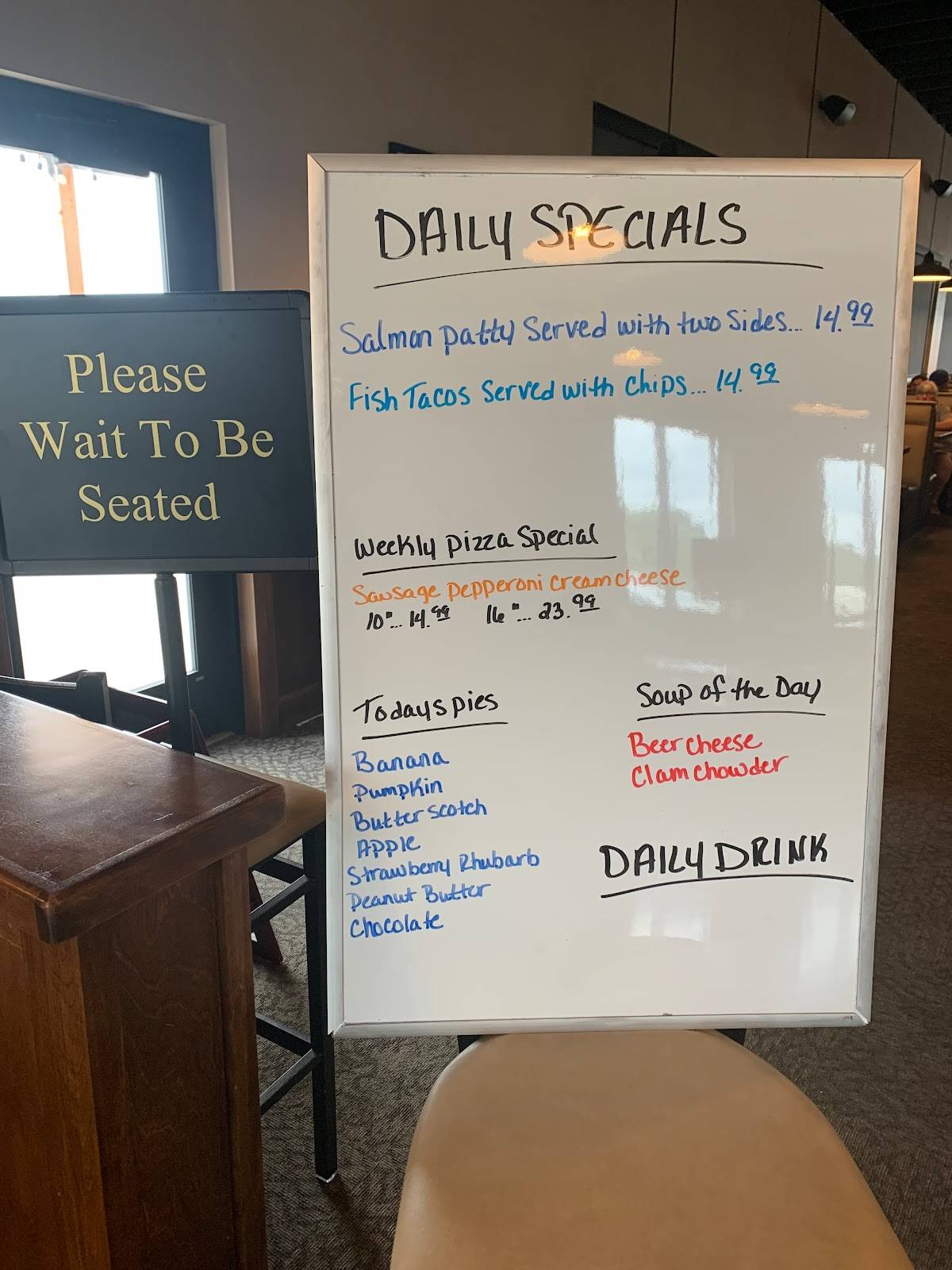 Menu at Capones Bar and Grill, North Platte