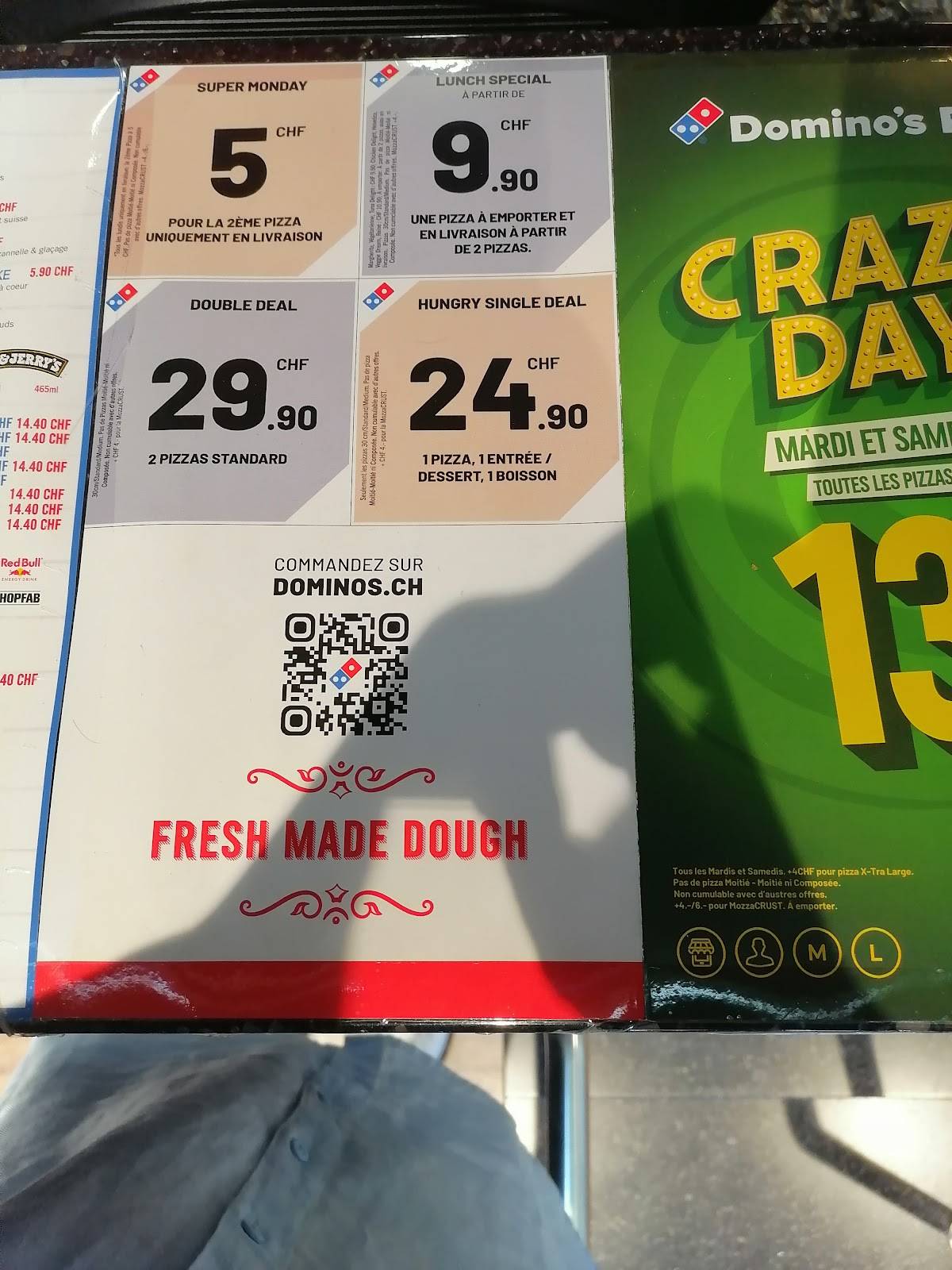 Menu di Domino's Pizza 