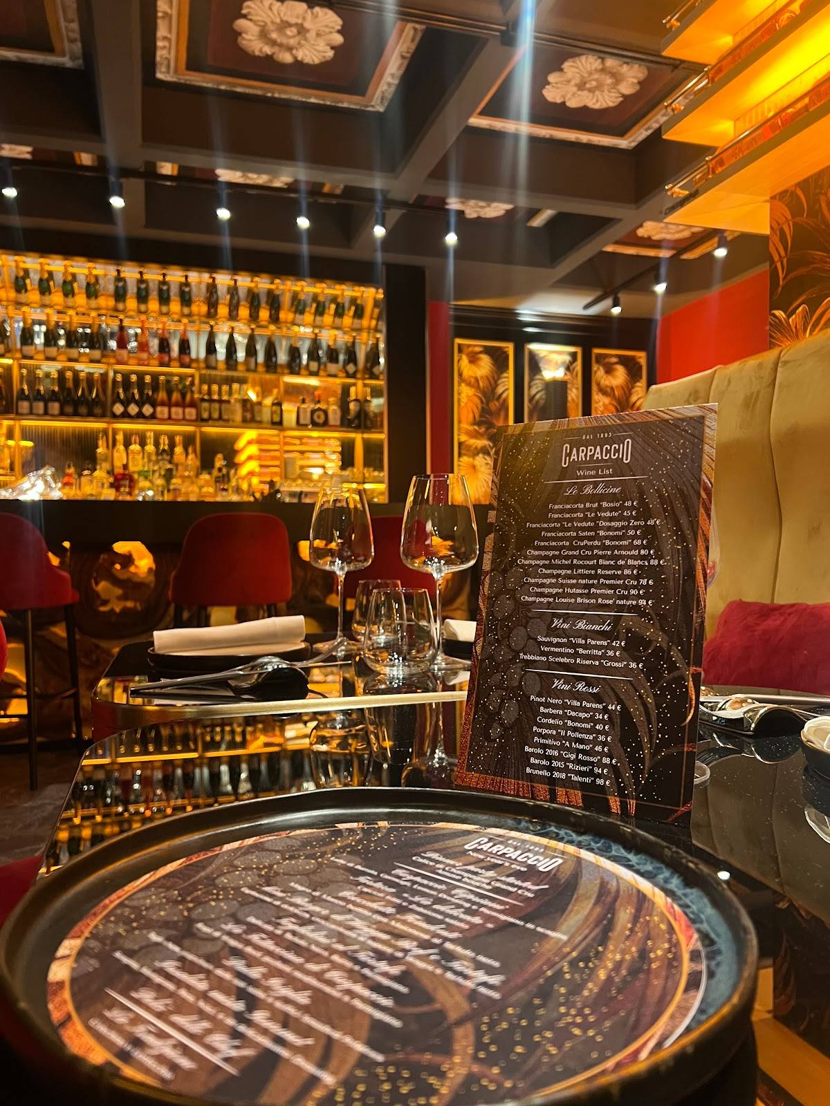 Menu di Passione Carpaccio 