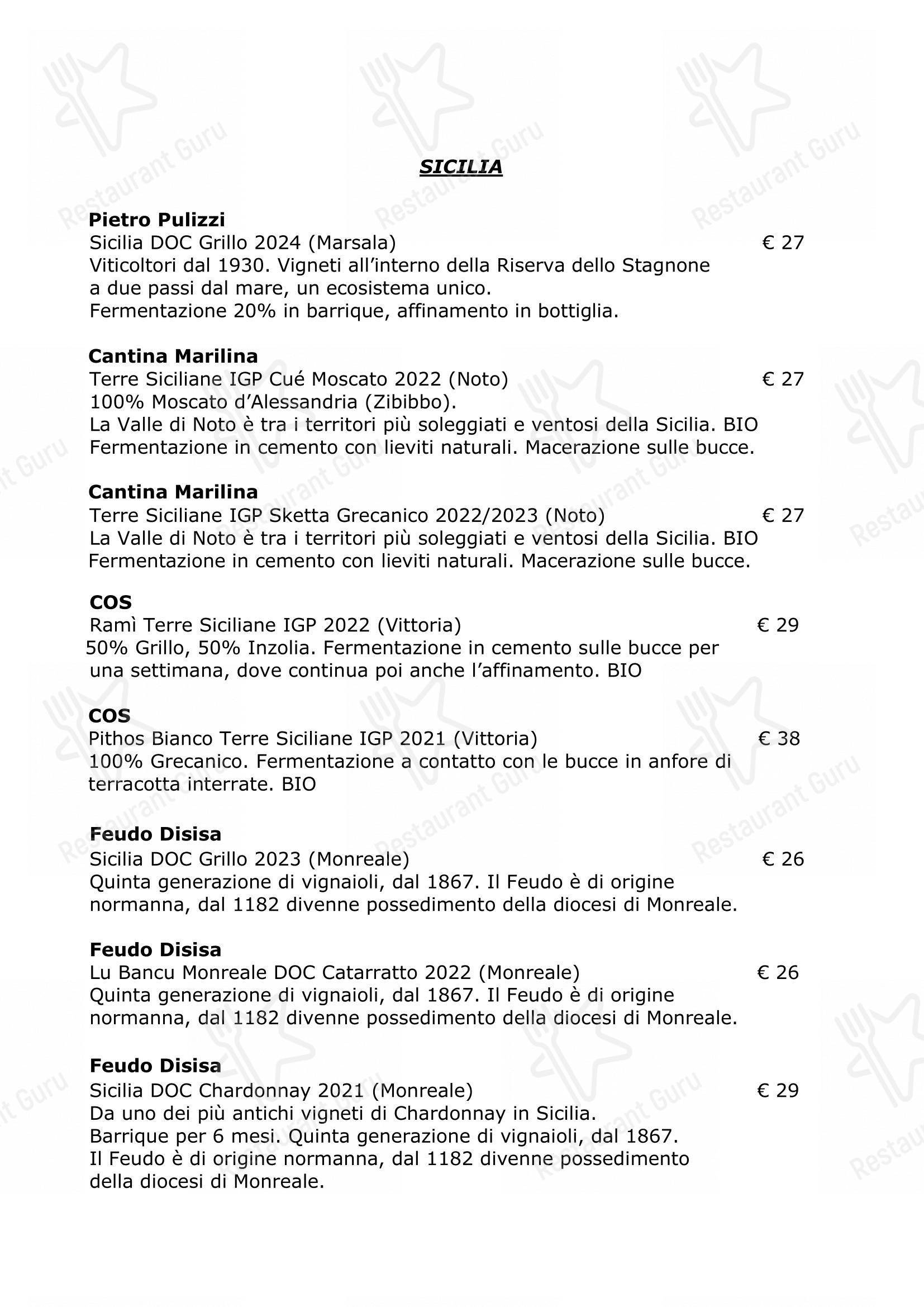 Menu bar per Casabrigandi - Ristorante Pesce - Centro Storico ristorante