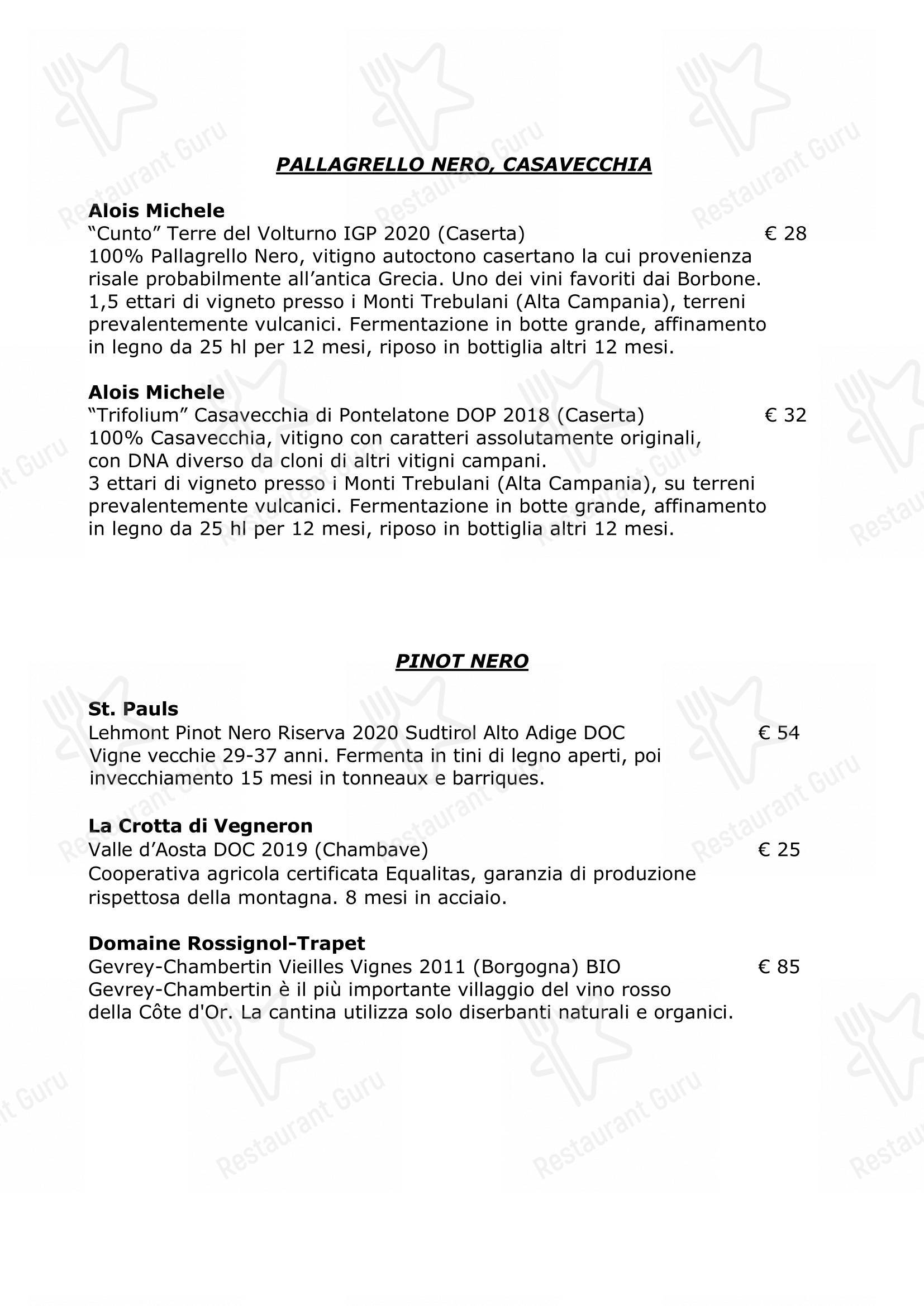 Casabrigandi - Ristorante Pesce - Centro Storico in Rimini - Menu bar
