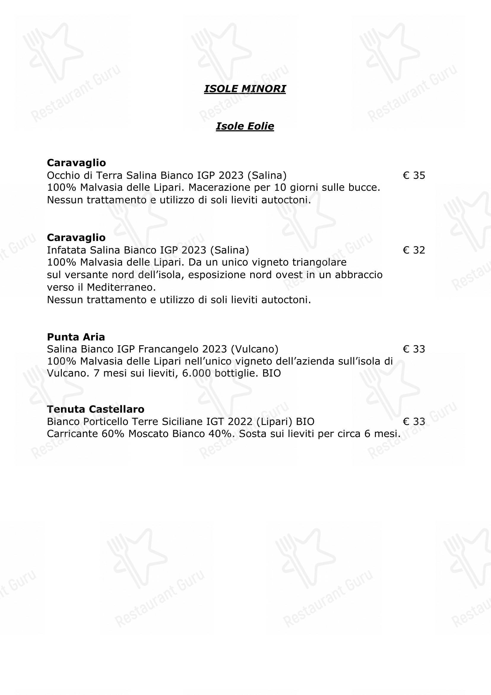 Menu bar per Casabrigandi - Ristorante Pesce - Centro Storico in Rimini