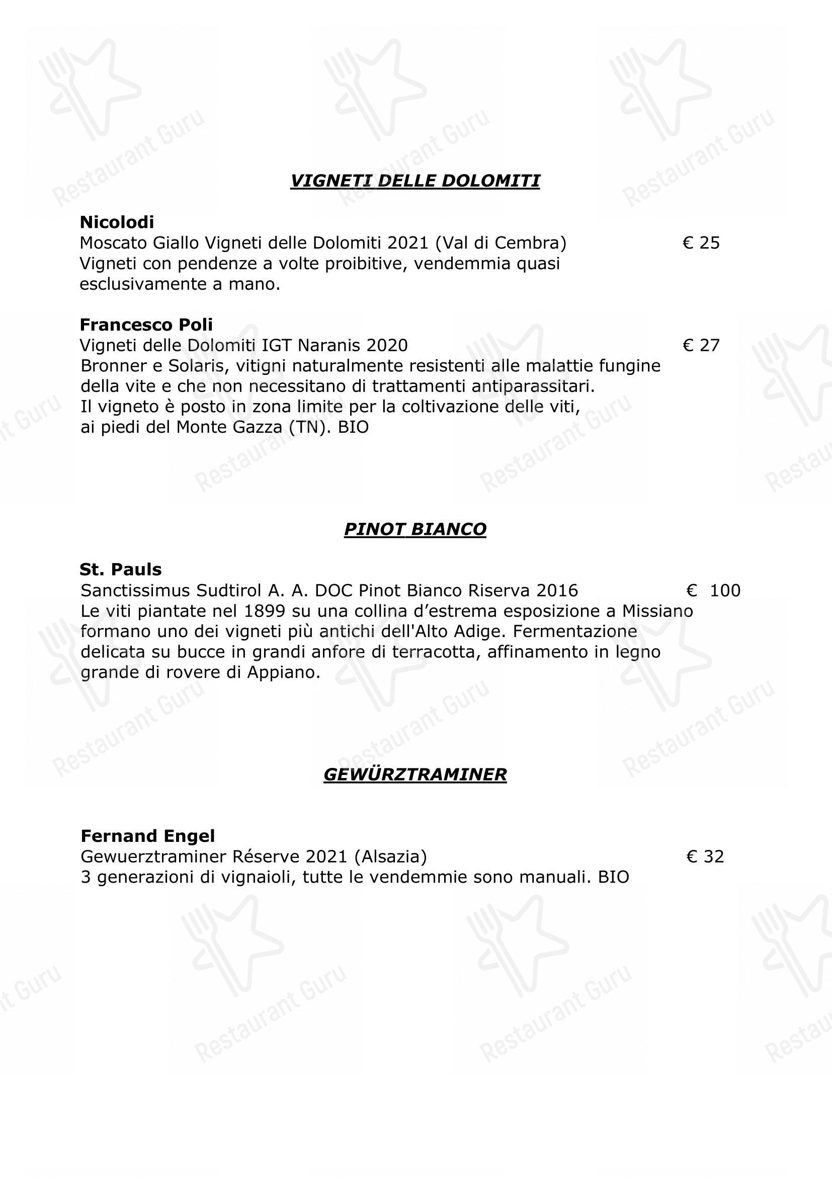 Menu di Casabrigandi - Ristorante Pesce - Centro Storico - Menu bar
