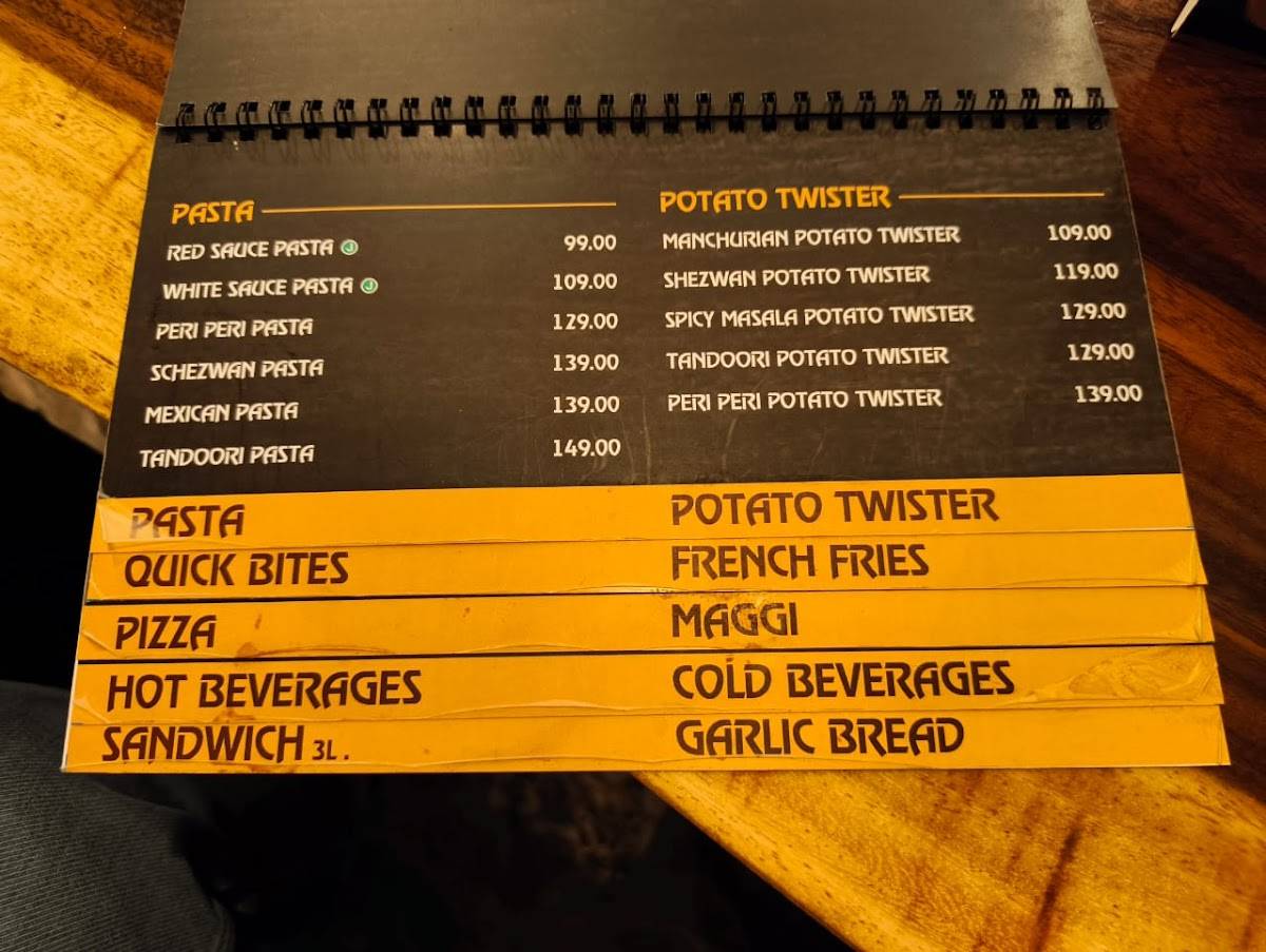 Cavez Cafeteria menu