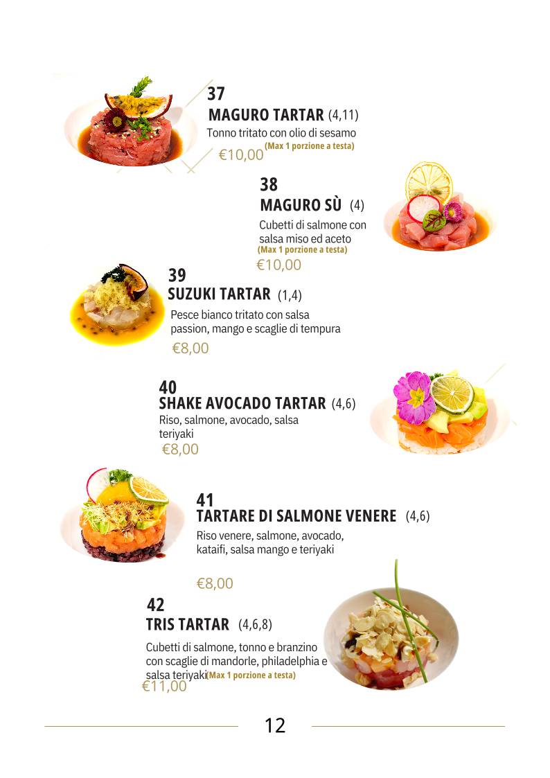 Menu di Kujira Sushi Restaurant 