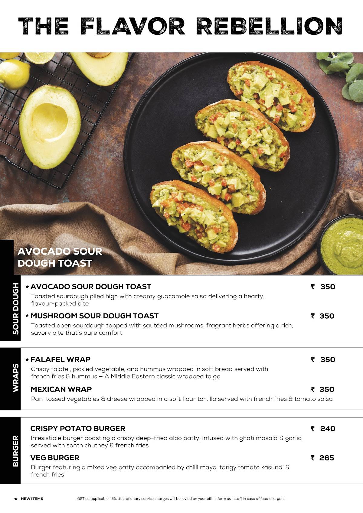 Chai Break - Southern avenue menu