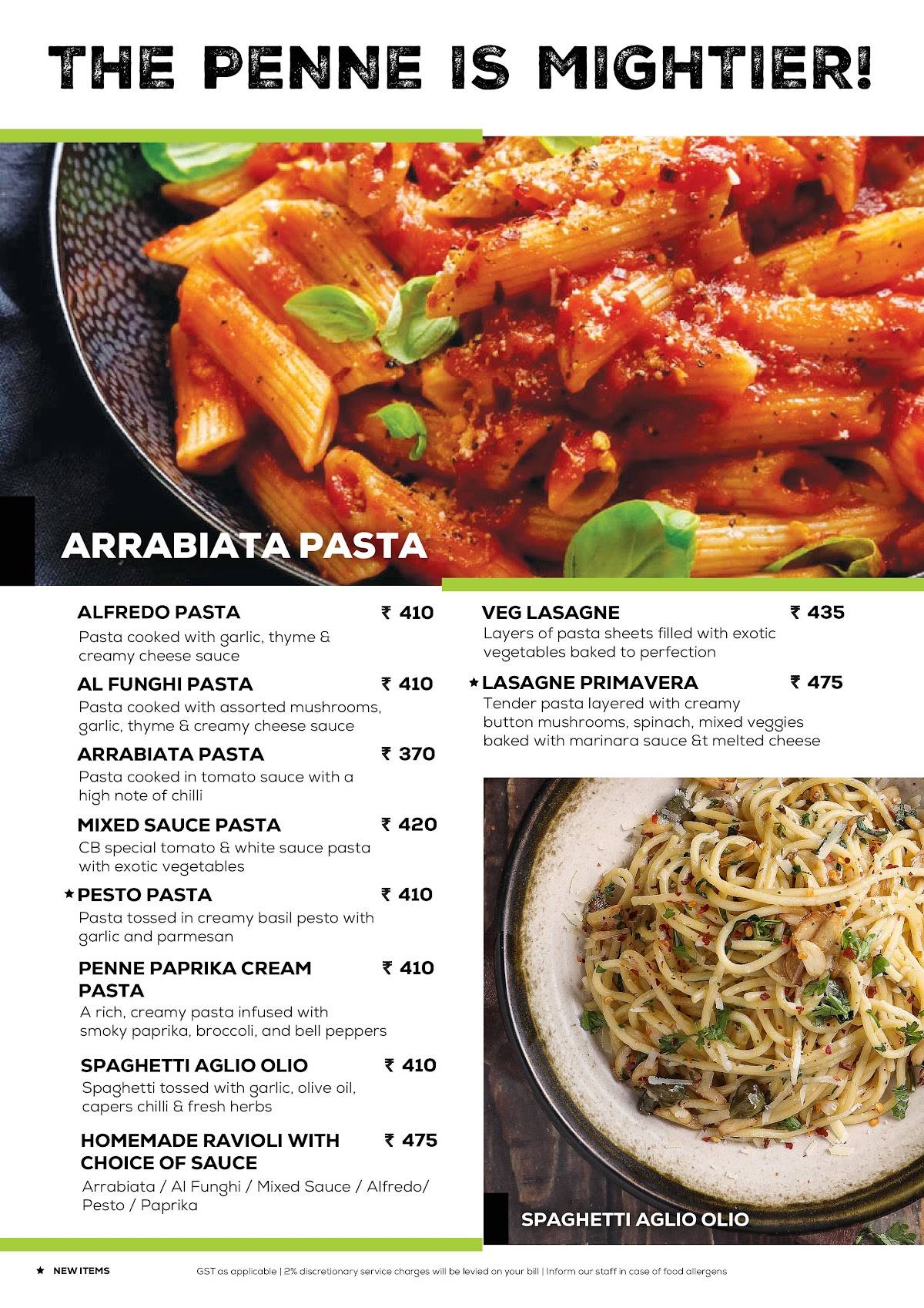 Chai Break - Southern avenue menu