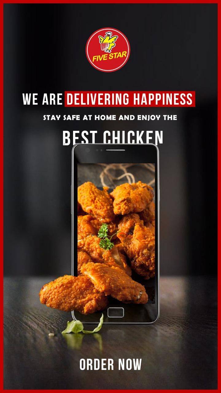 Five Star Chicken menu