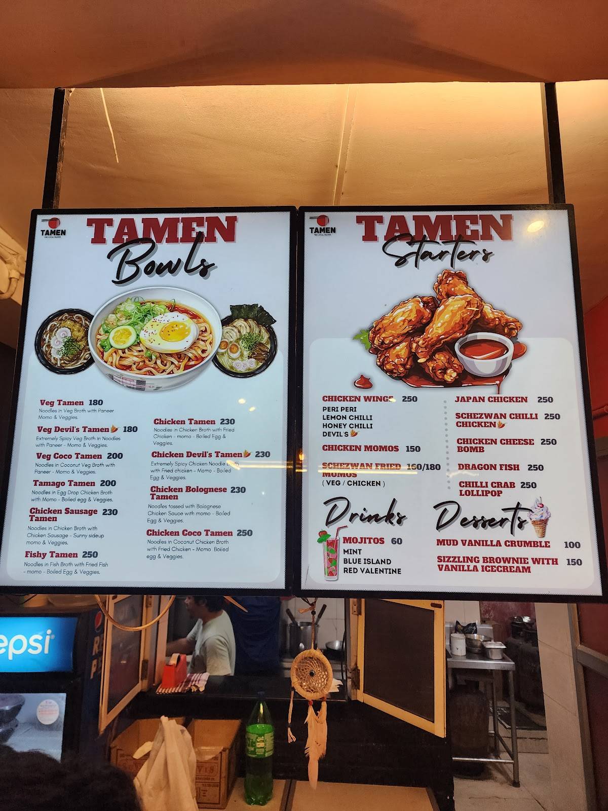 Menu at TAMEN - THE LOCAL RAMEN, Chennai, Ground floor