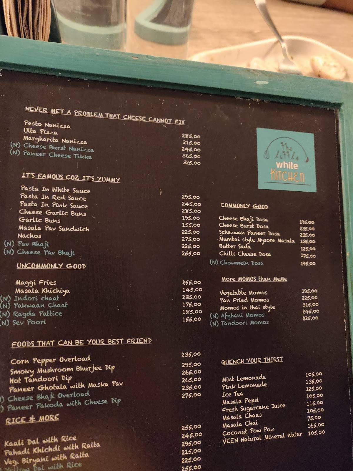 Menu at The Little White Kitchen, Chennai