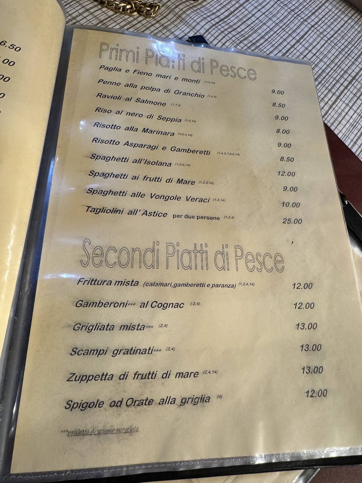 Menu di Chez Vous 