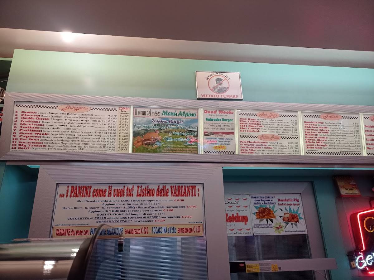 Menu di Go Go Burger Fast Food 