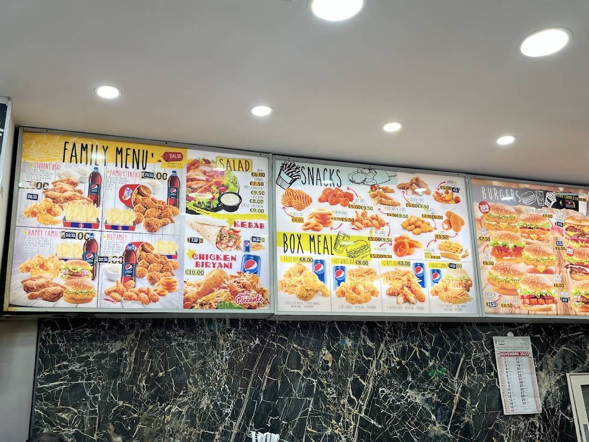 Menu di Chicken Hut 
