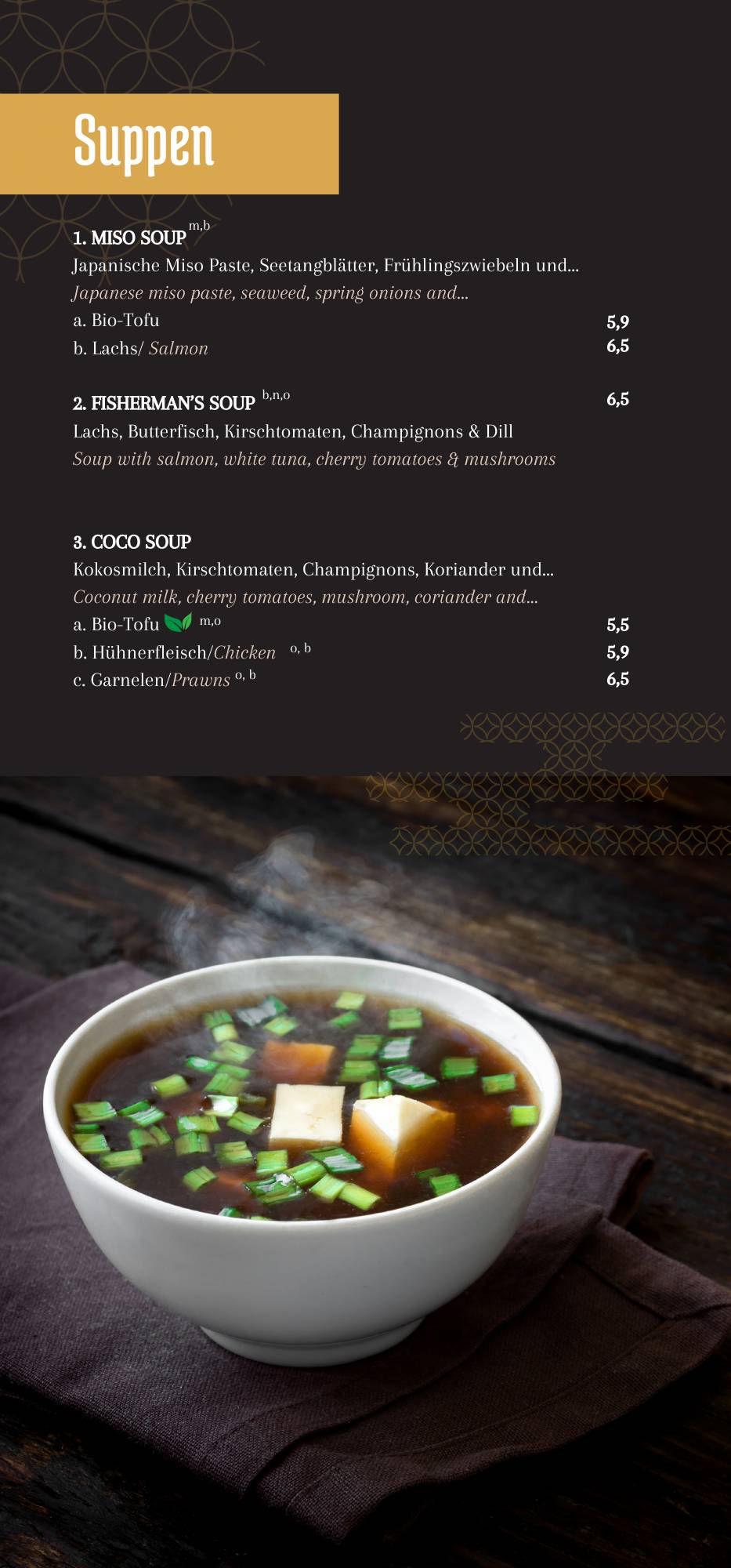 Menu de Chido Restaurant