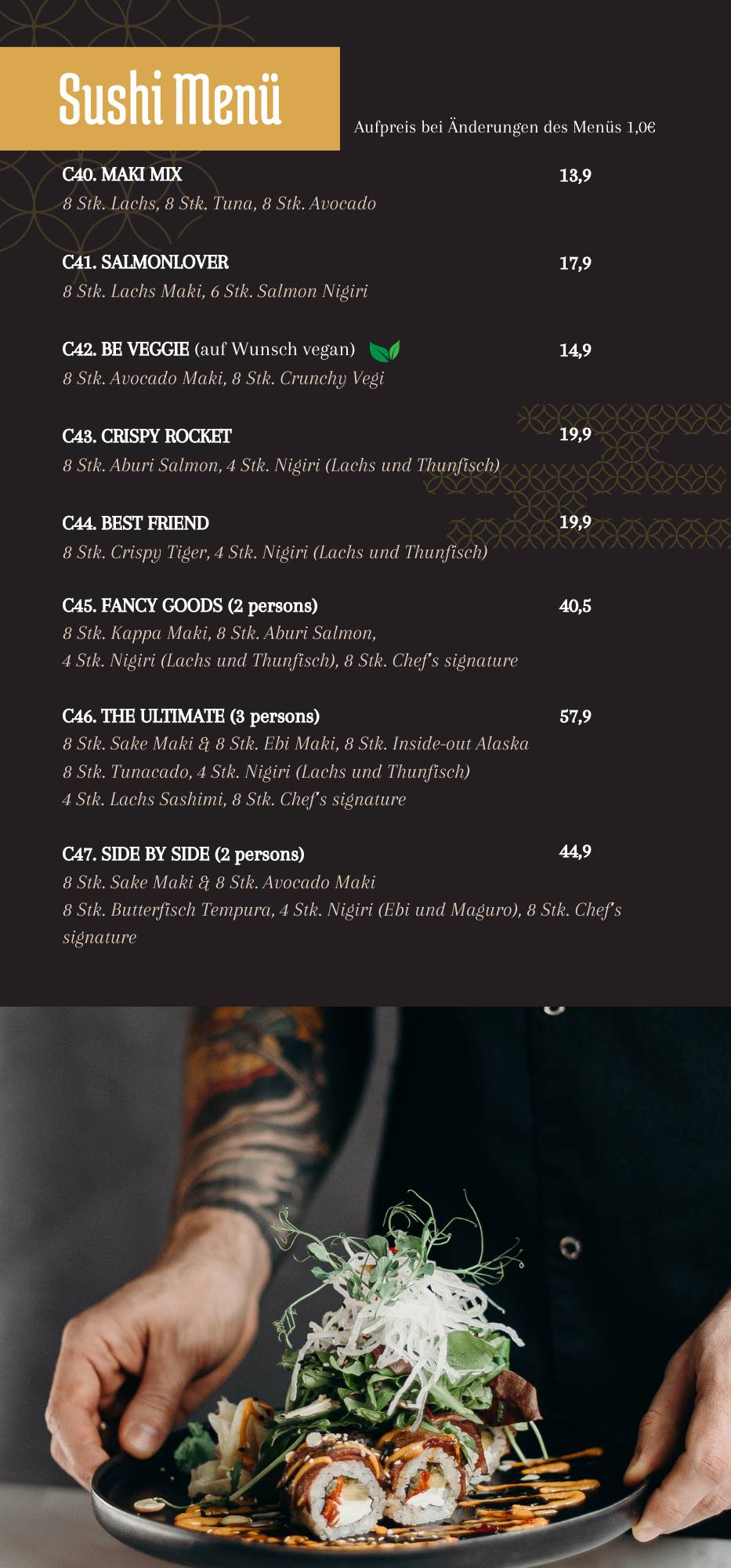 Menu de Chido Restaurant