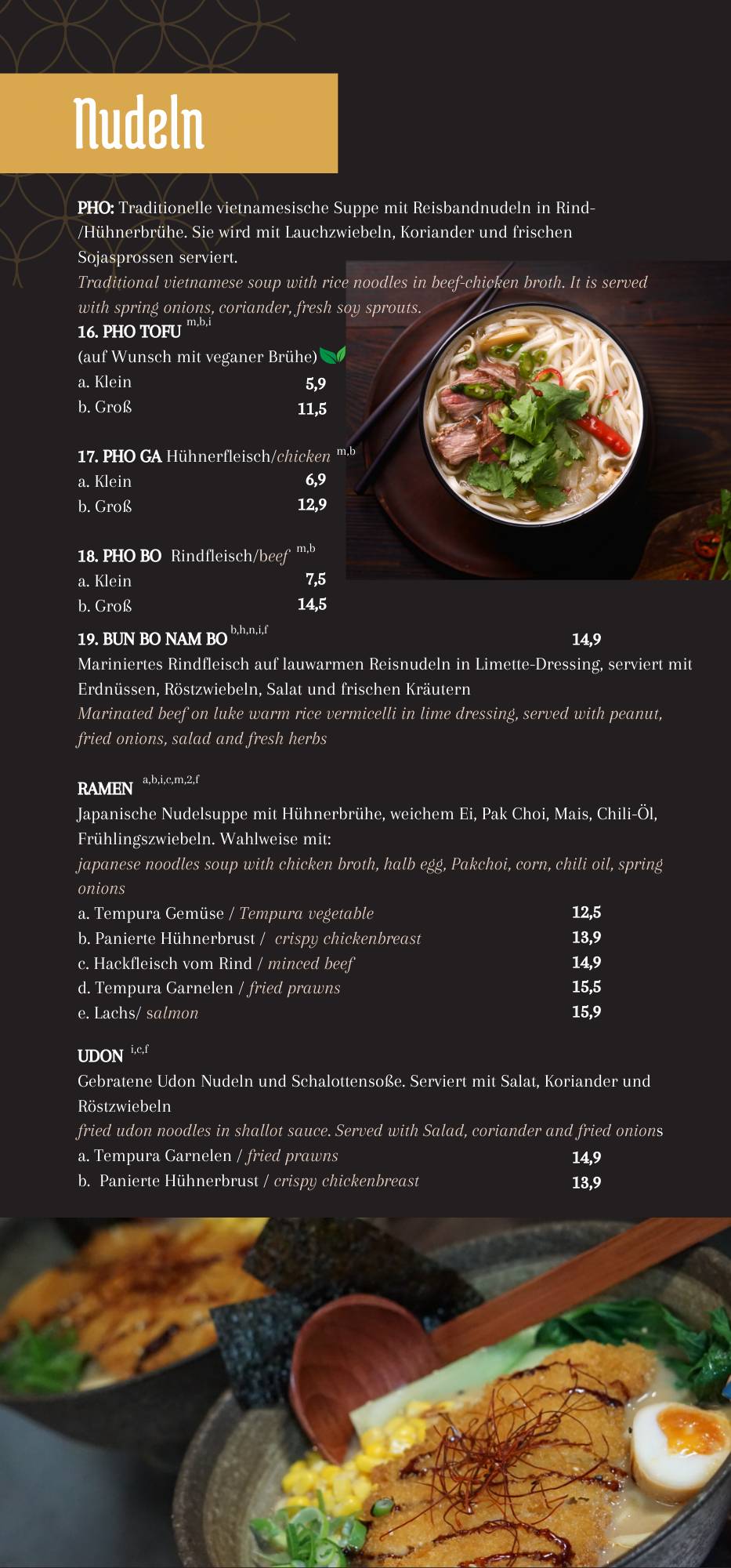 Menu de Chido Restaurant