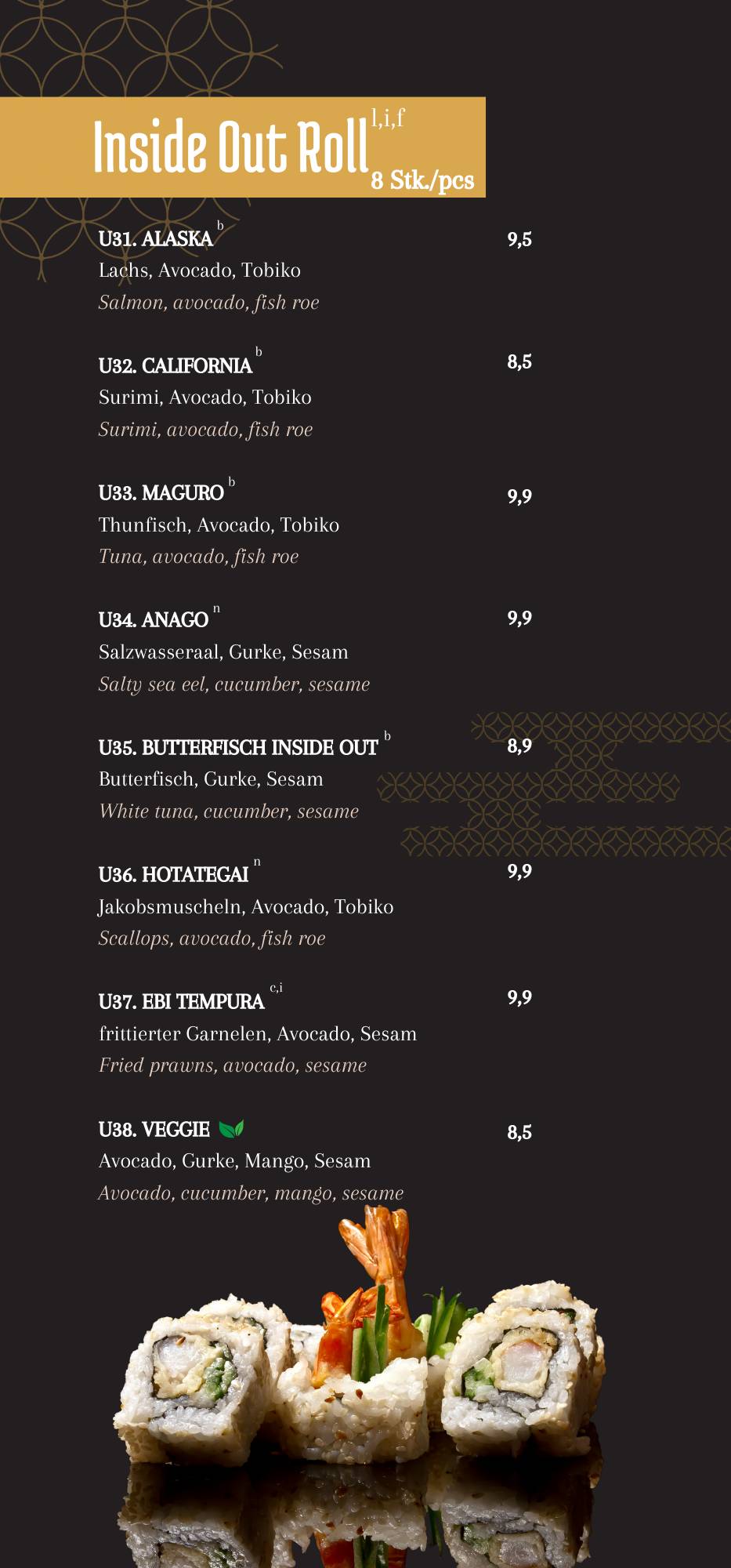 Menu de Chido Restaurant