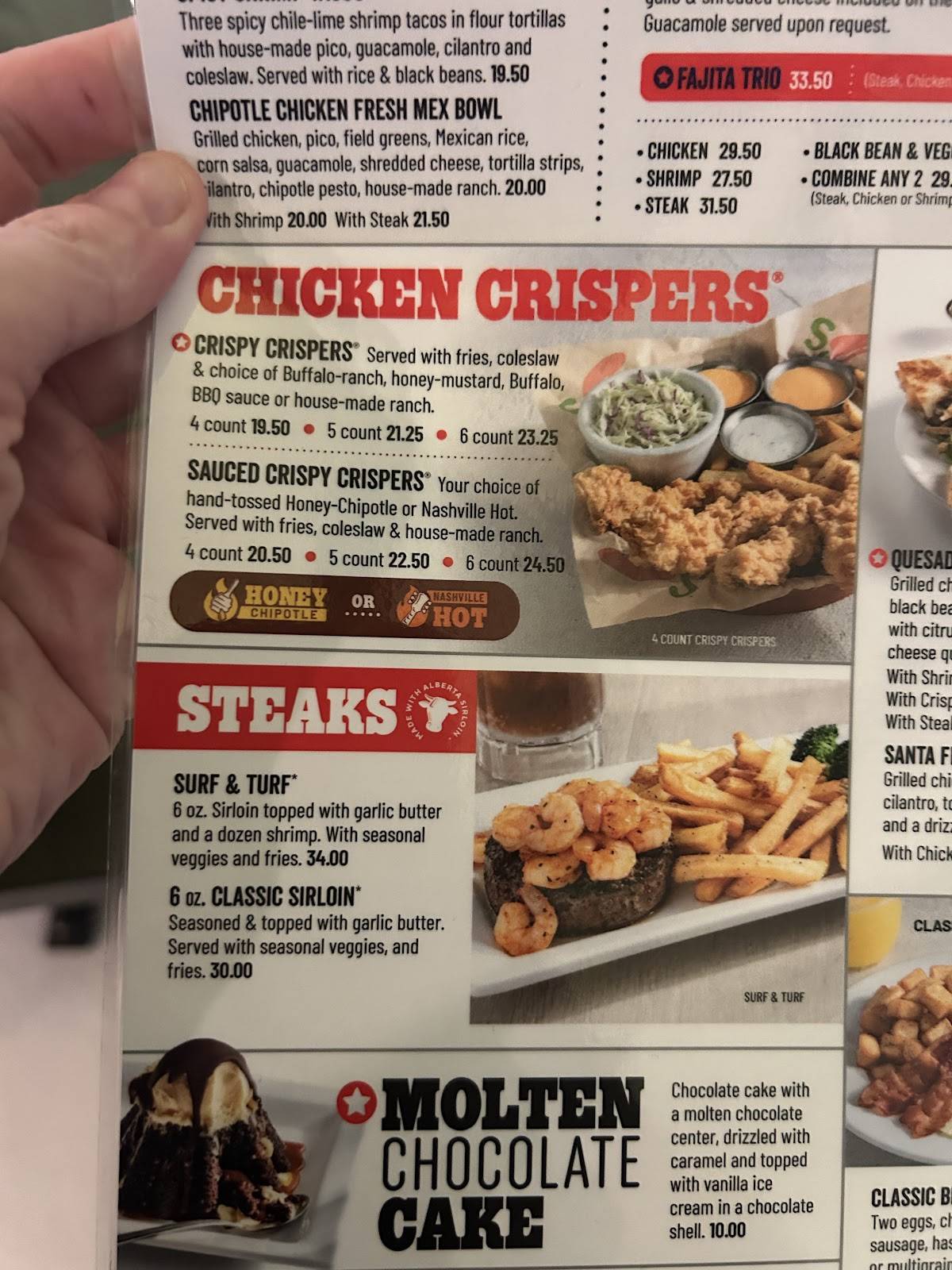 Menu de Chili's Grill & Bar