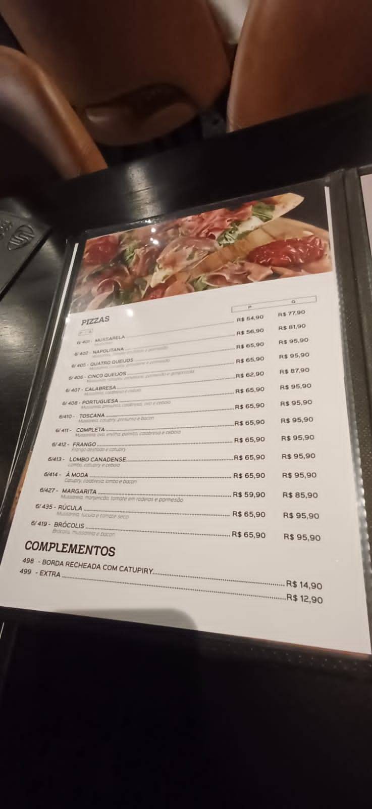 Choperia e Pizzaria do Portuga cardápio