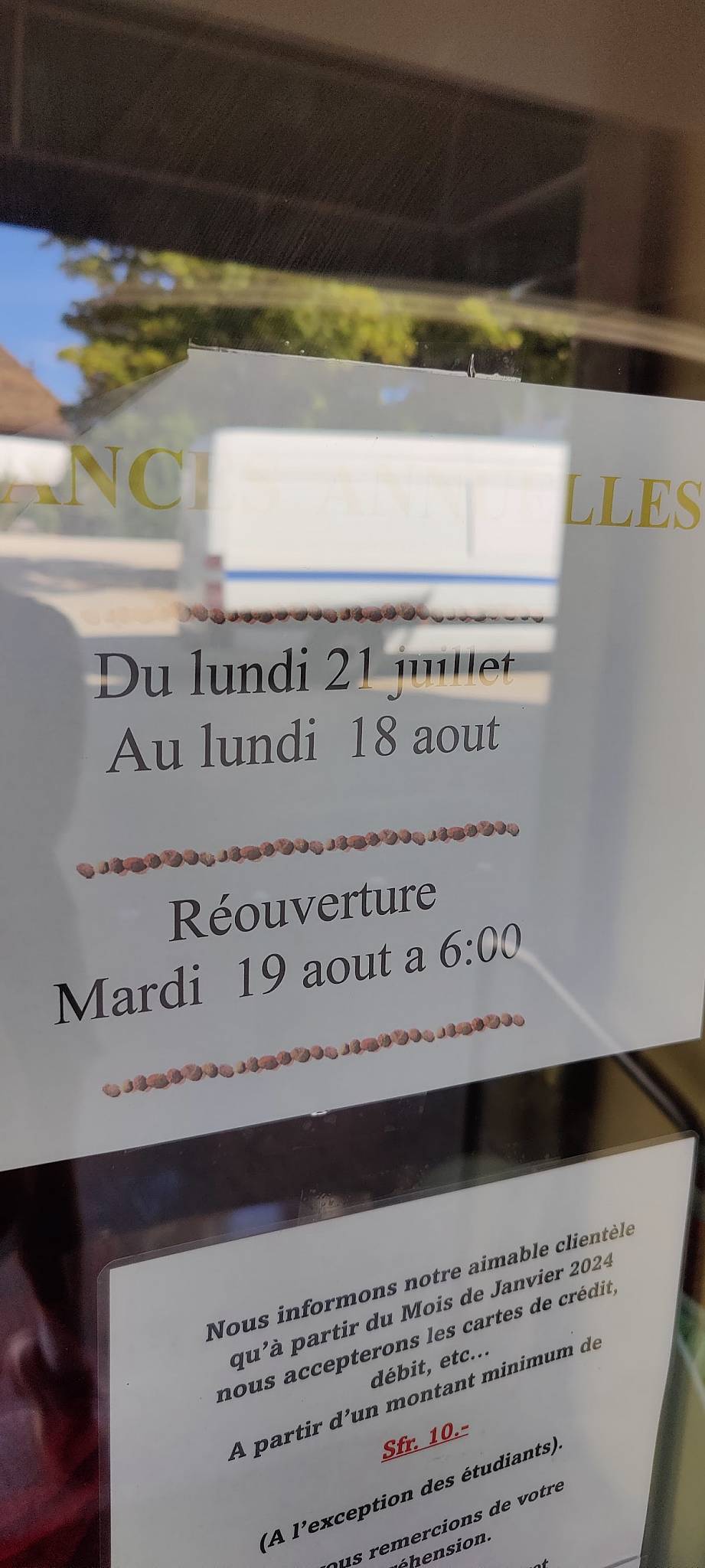 Menu di Confiserie Christophe Moret 