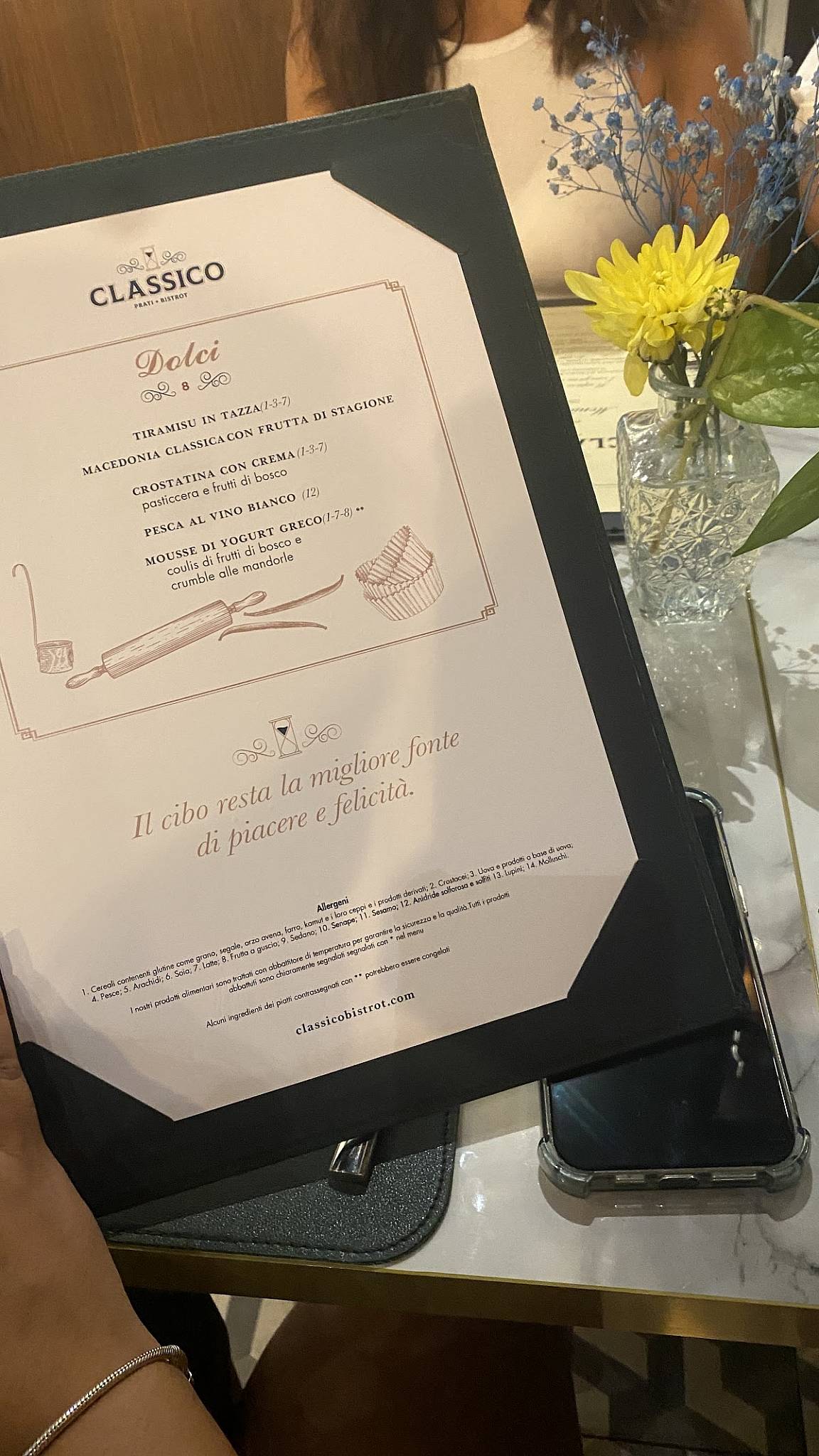 Menu di Classico Bistrot Prati 