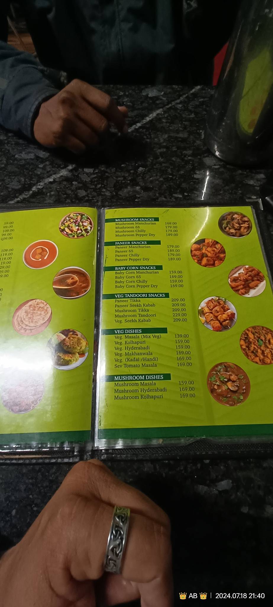 Coastal Kitchen Dharwad menu