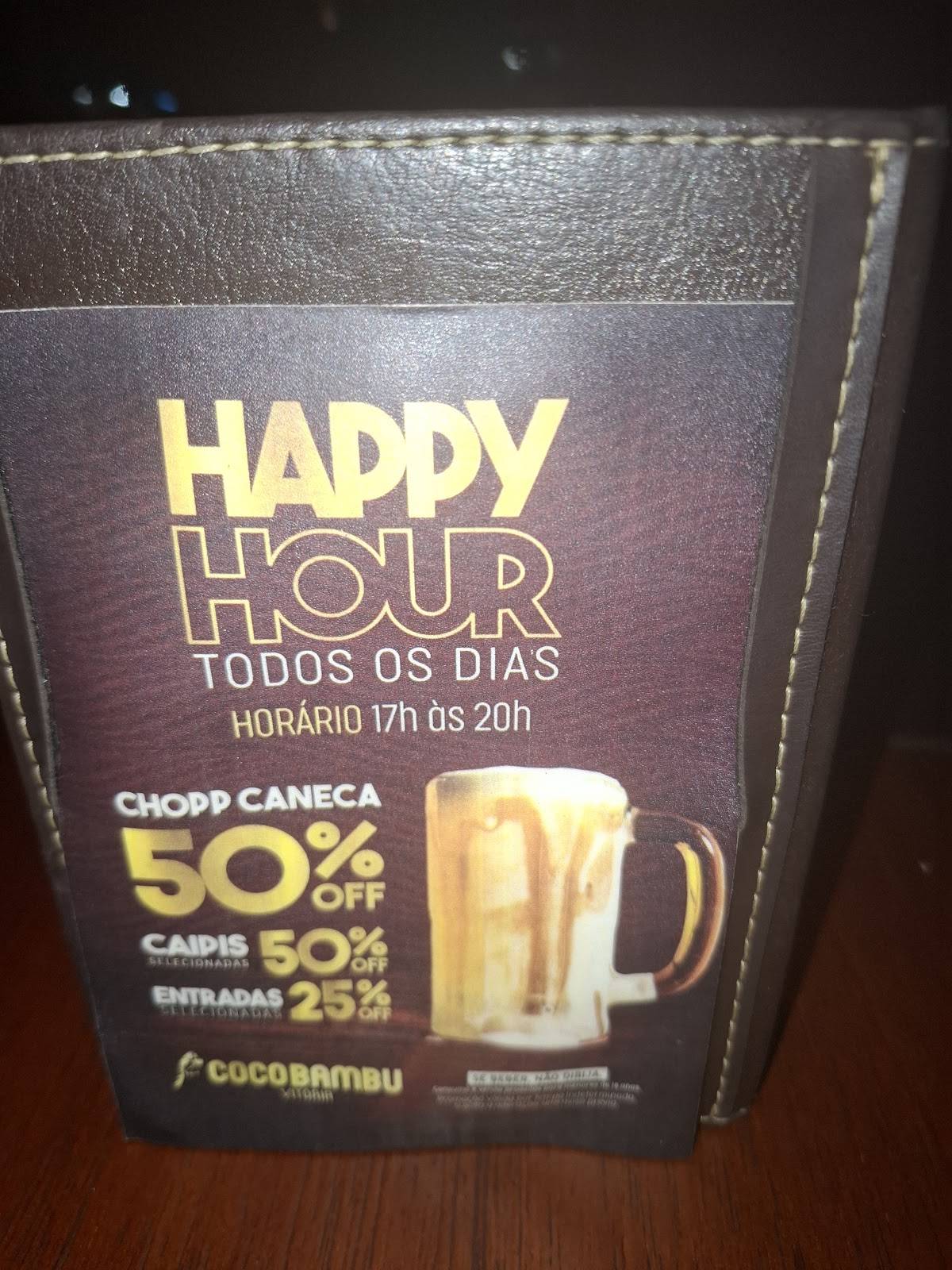 Coco Bambu Vitória cardápio