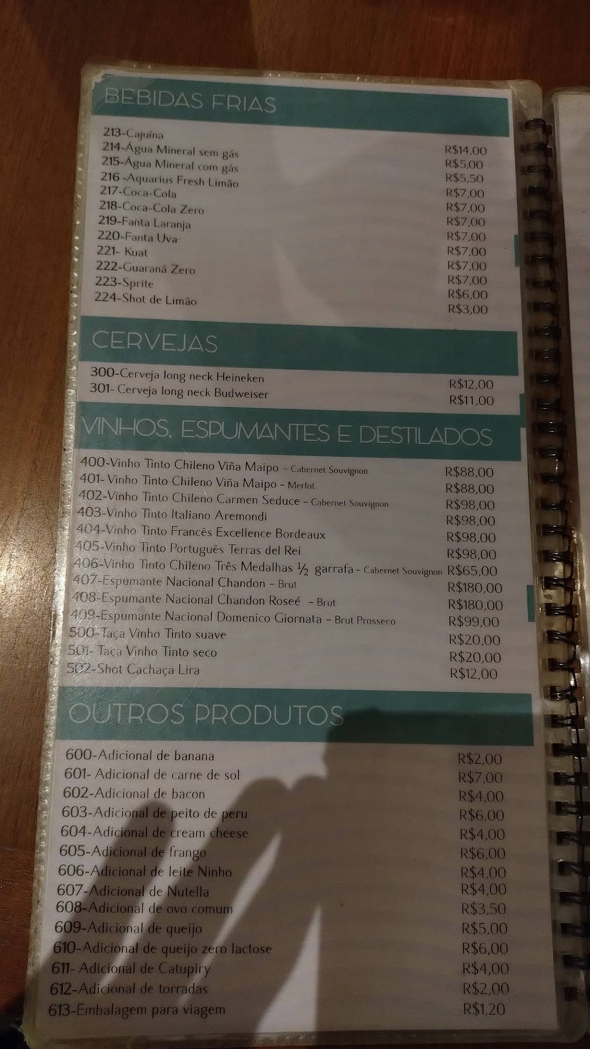 Cocobis Tapiocaria e Café - Teresina cardápio