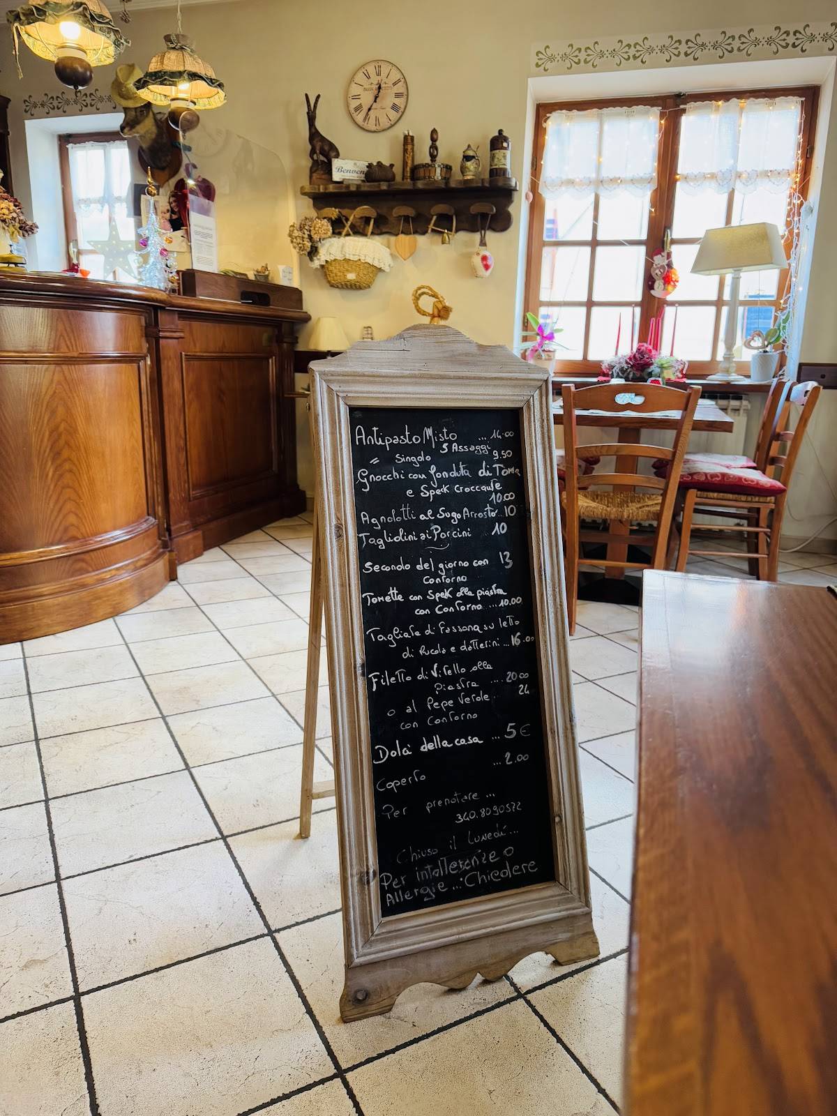 Menu di Osteria dello Stambecco 