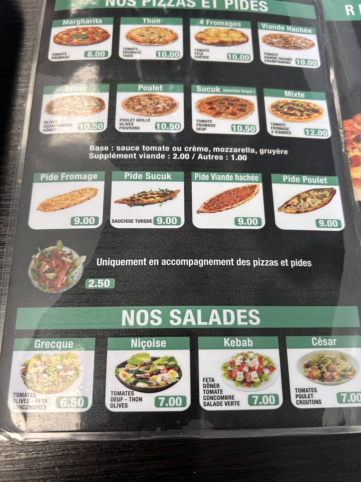 Menu de Picnic Kebab