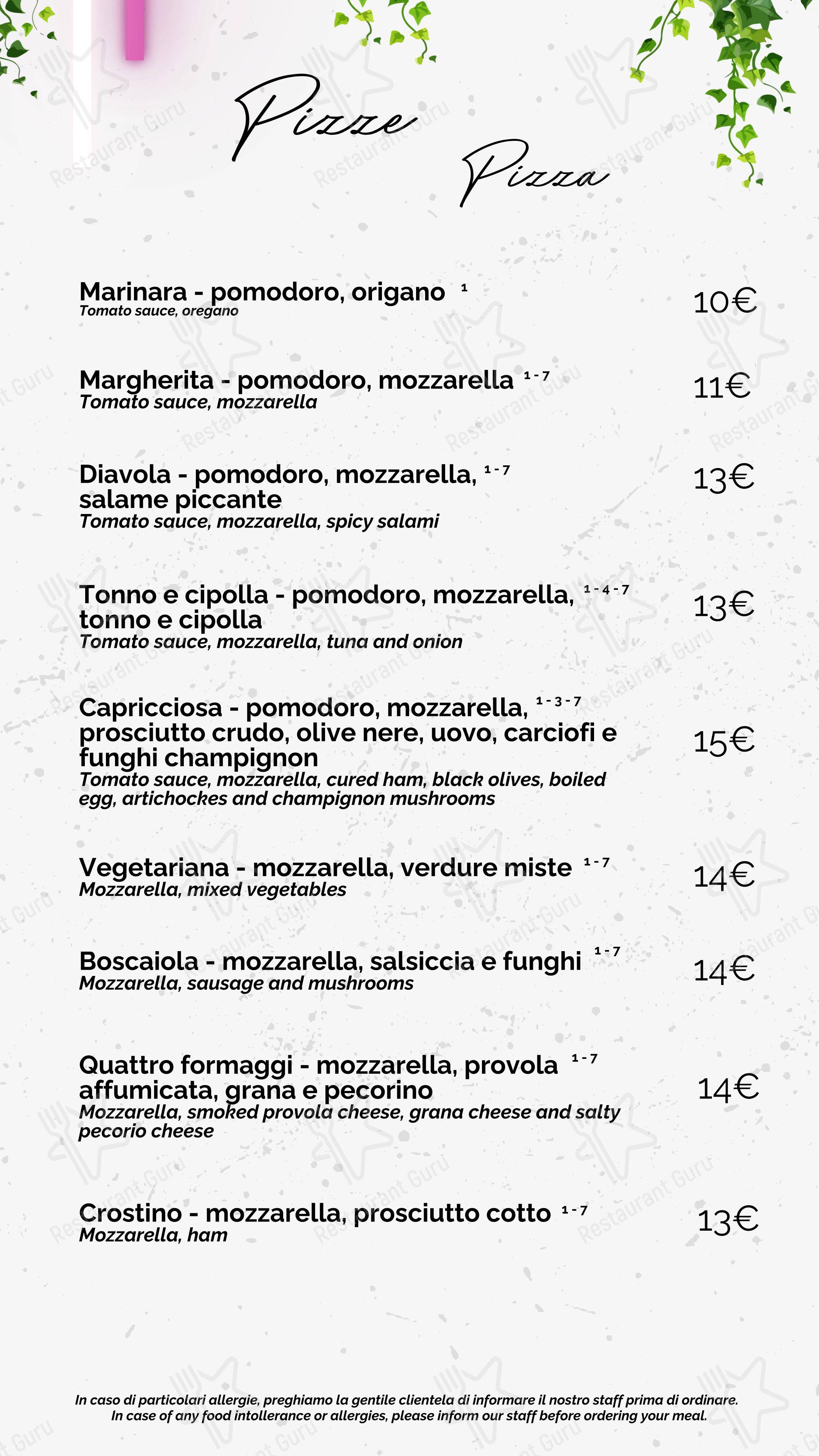 Coming Out in Roma - Крафт меню