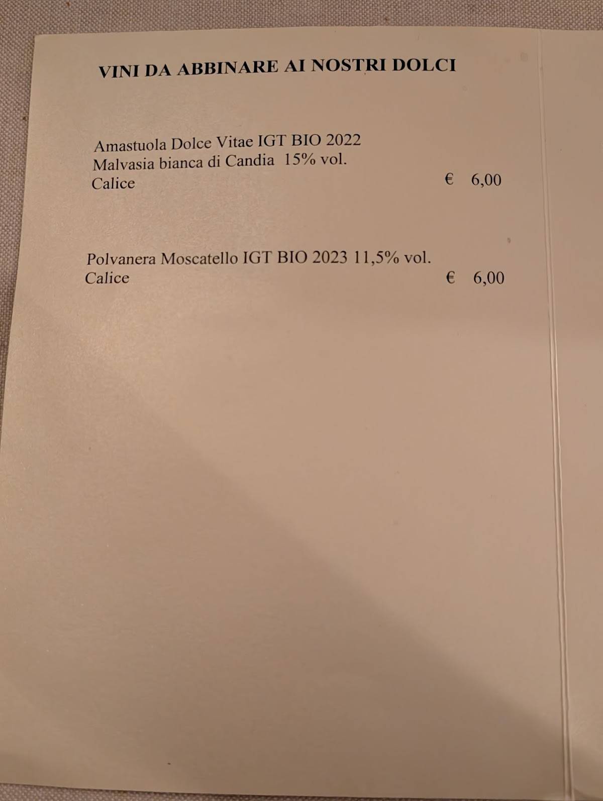 Menu di Ristorante Crìanza Cucina Pugliese 