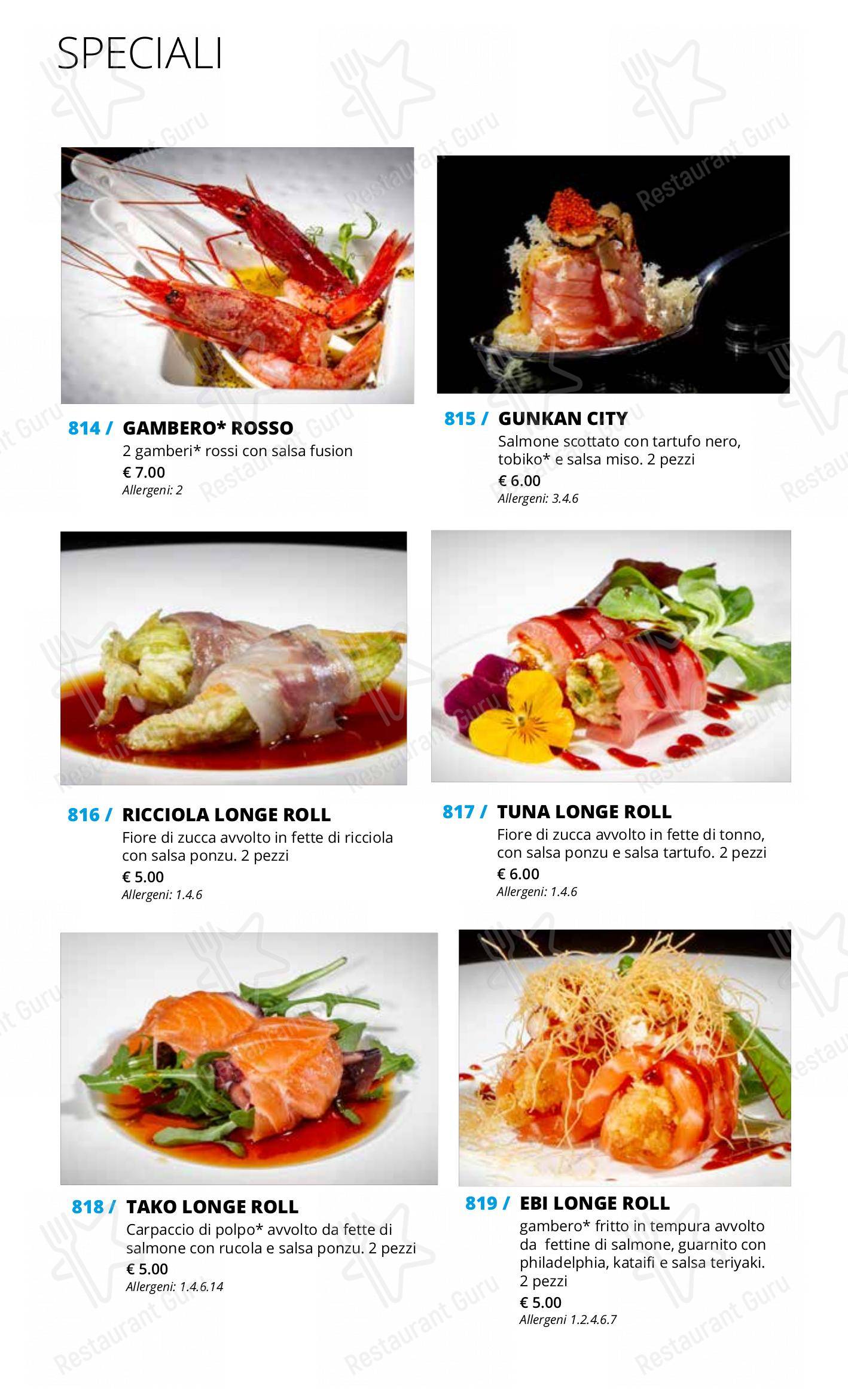 Ночное меню per Sushi City Como in Como