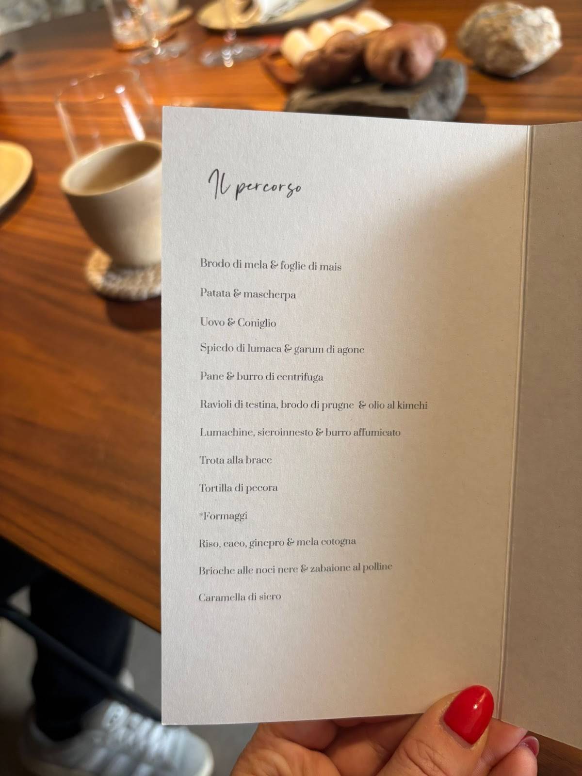Menu di Contrada Bricconi 