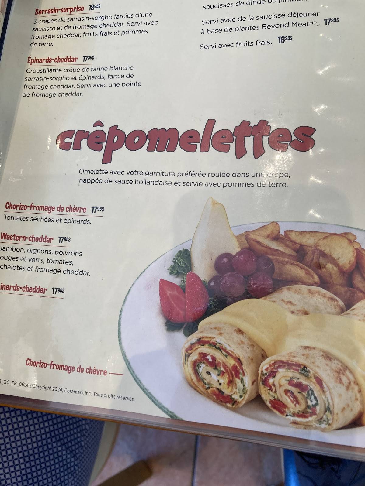Menu de Cora