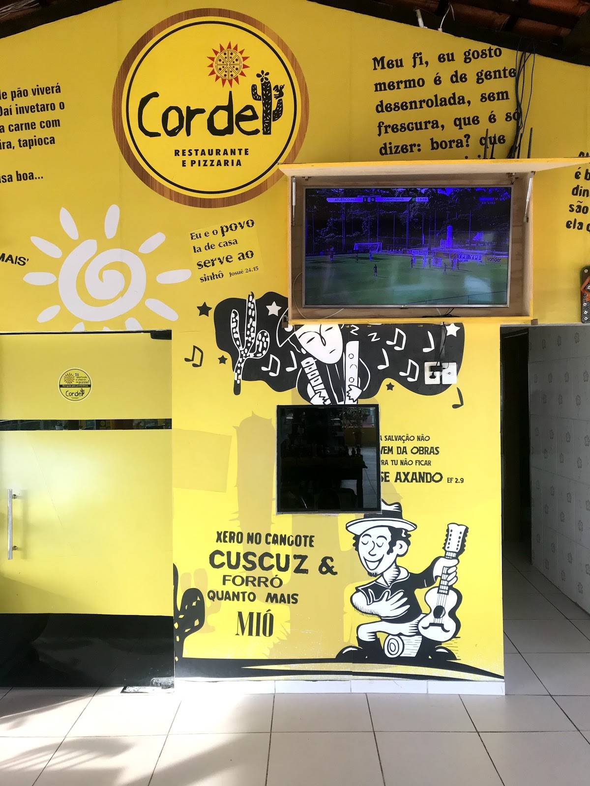 Menu em Cordel Restaurante e Pizzaria, Ipojuca